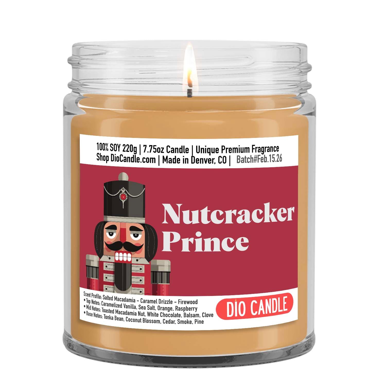 Nutcracker Prince Candle