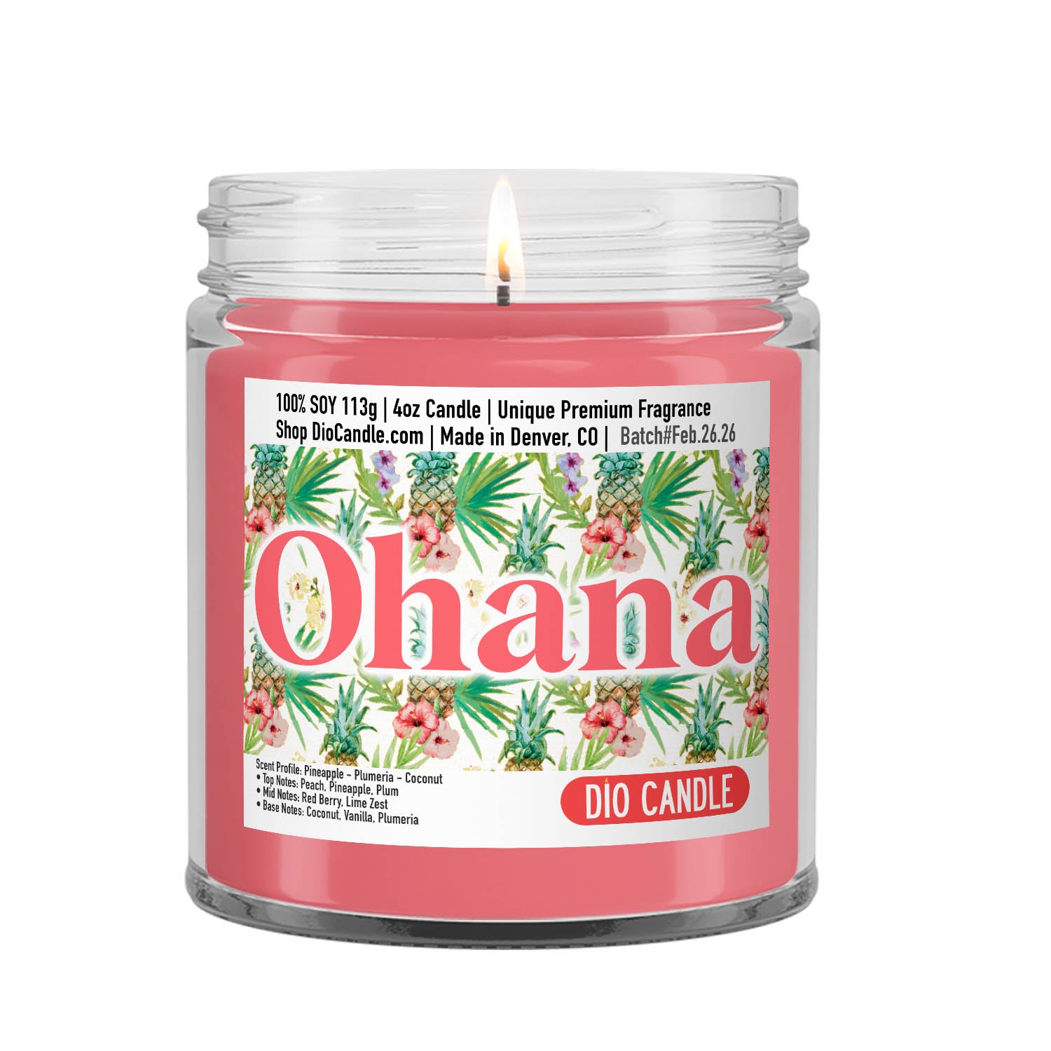 Hawaiian Ohana Candle