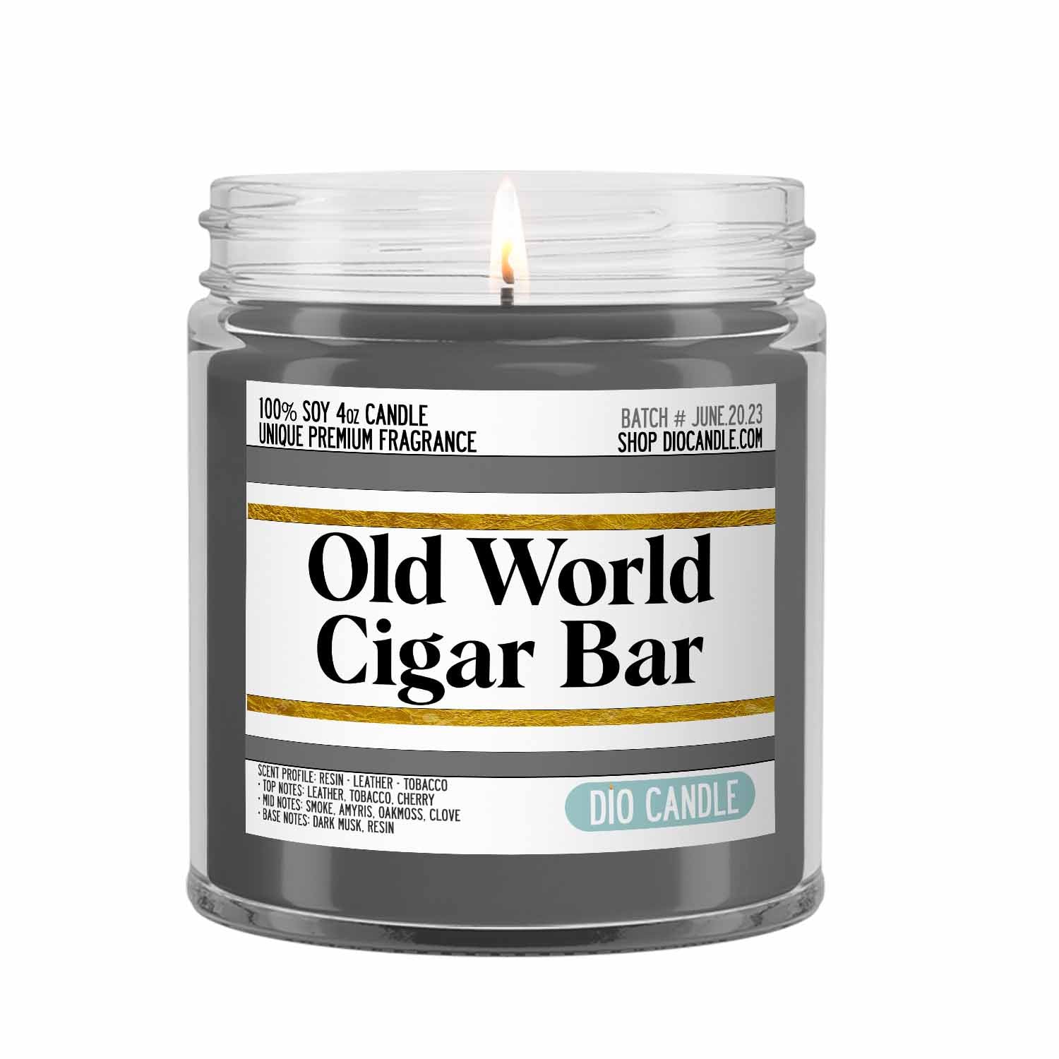 Old World Cigar Bar Candle