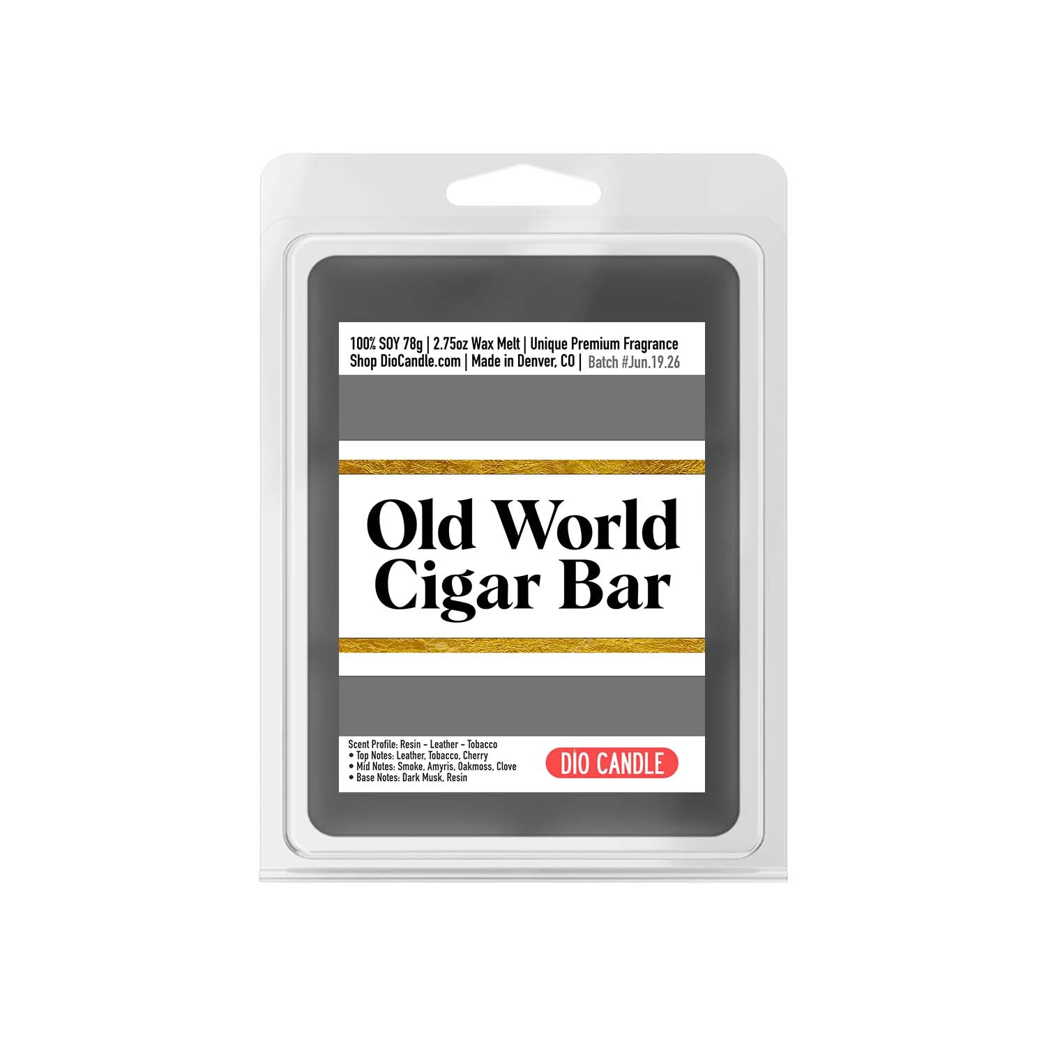 Old World Cigar Bar Candle