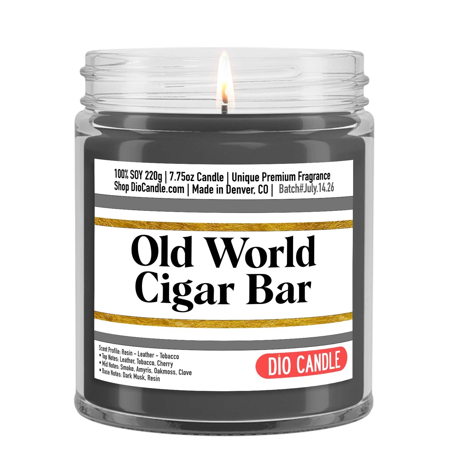 Old World Cigar Bar Candle