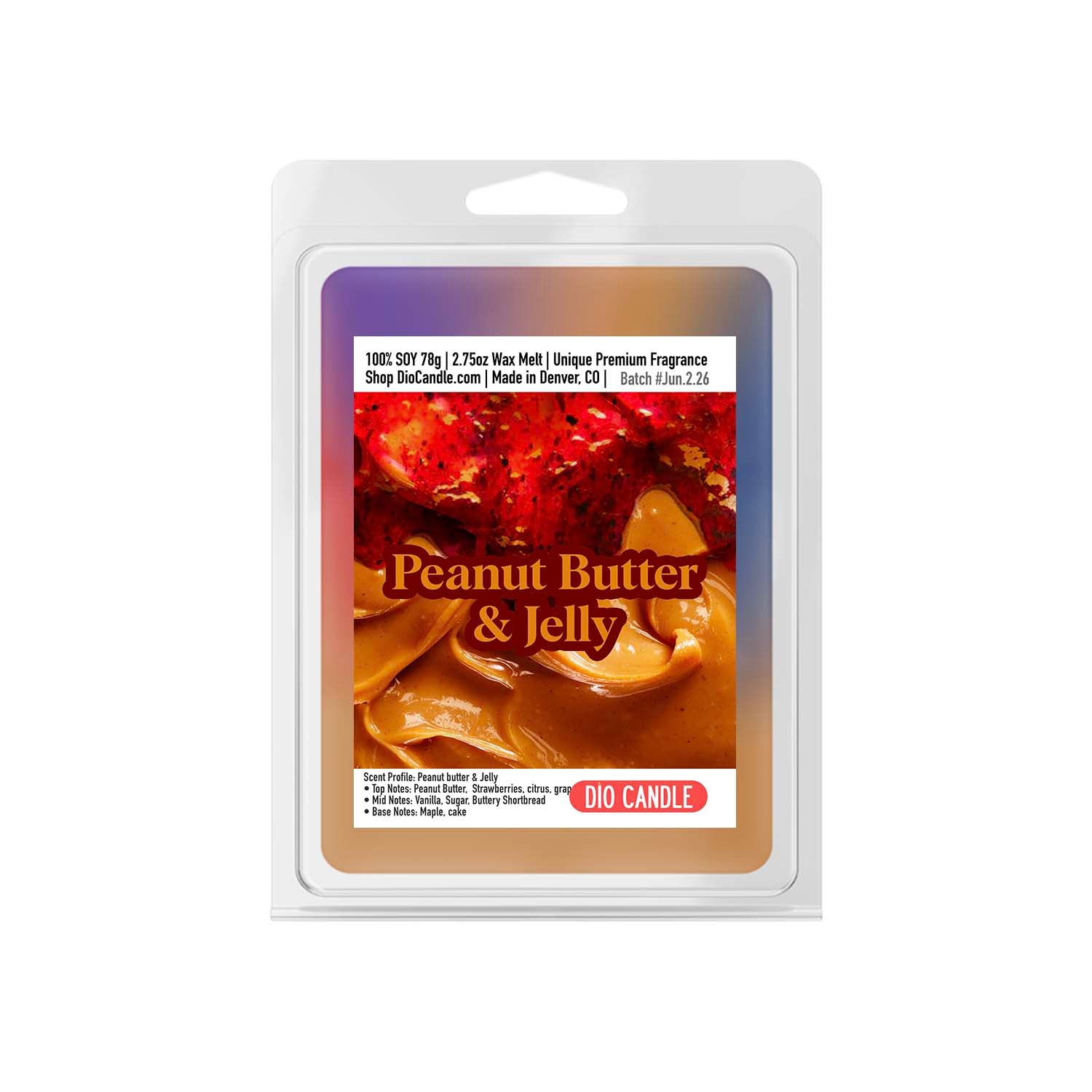 Peanut Butter and Jelly Candle