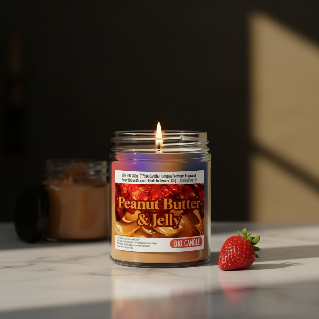 Peanut Butter and Jelly Candle