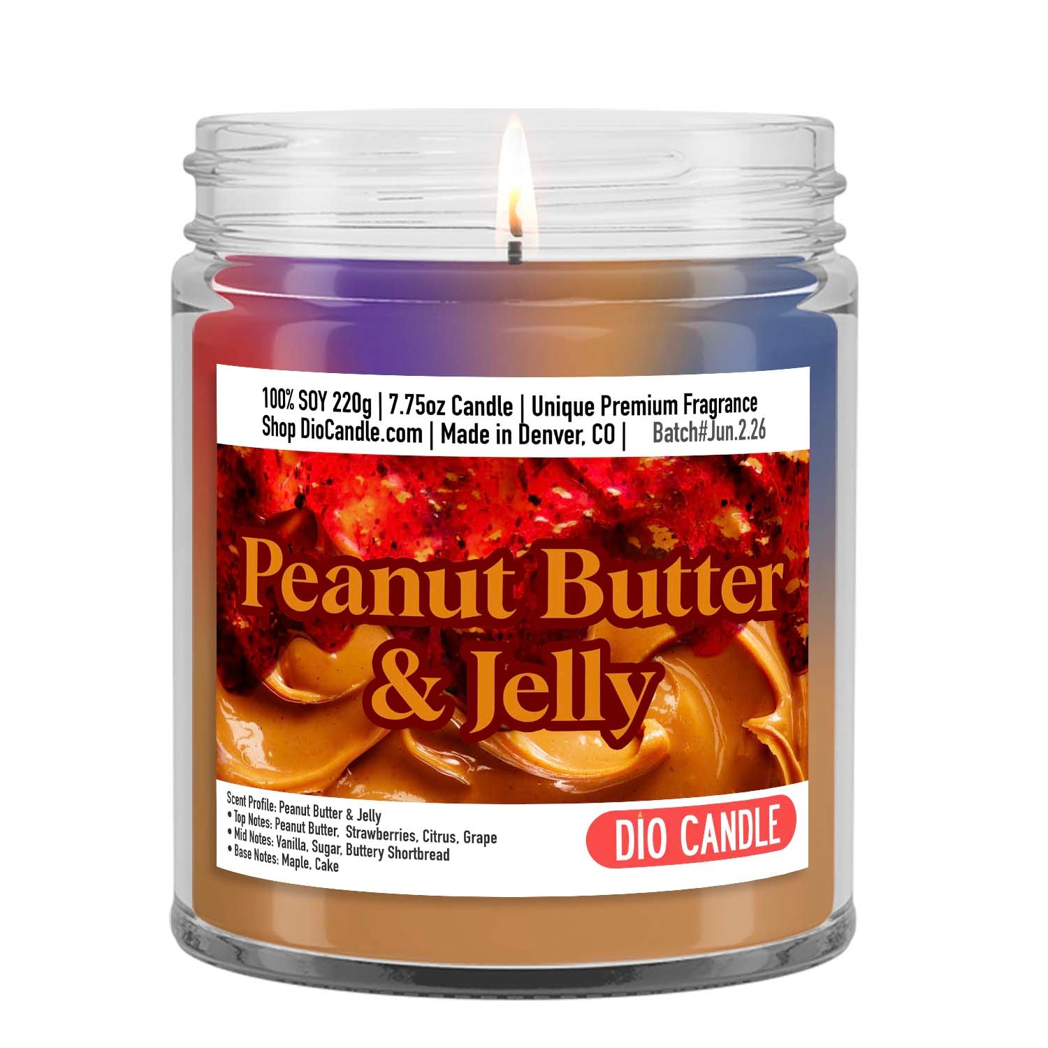 Peanut Butter and Jelly Candle