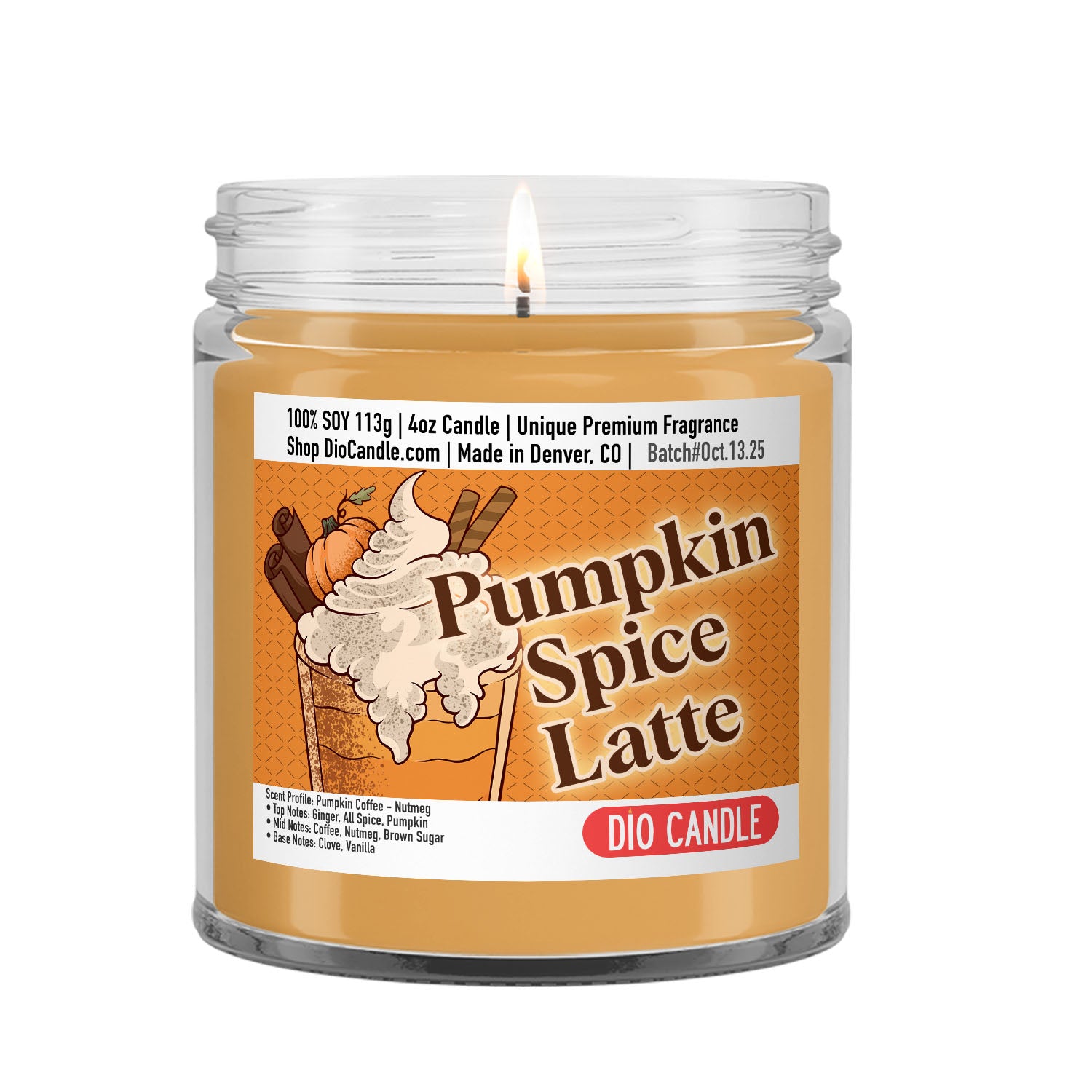 Pumpkin Spice Latte Candle