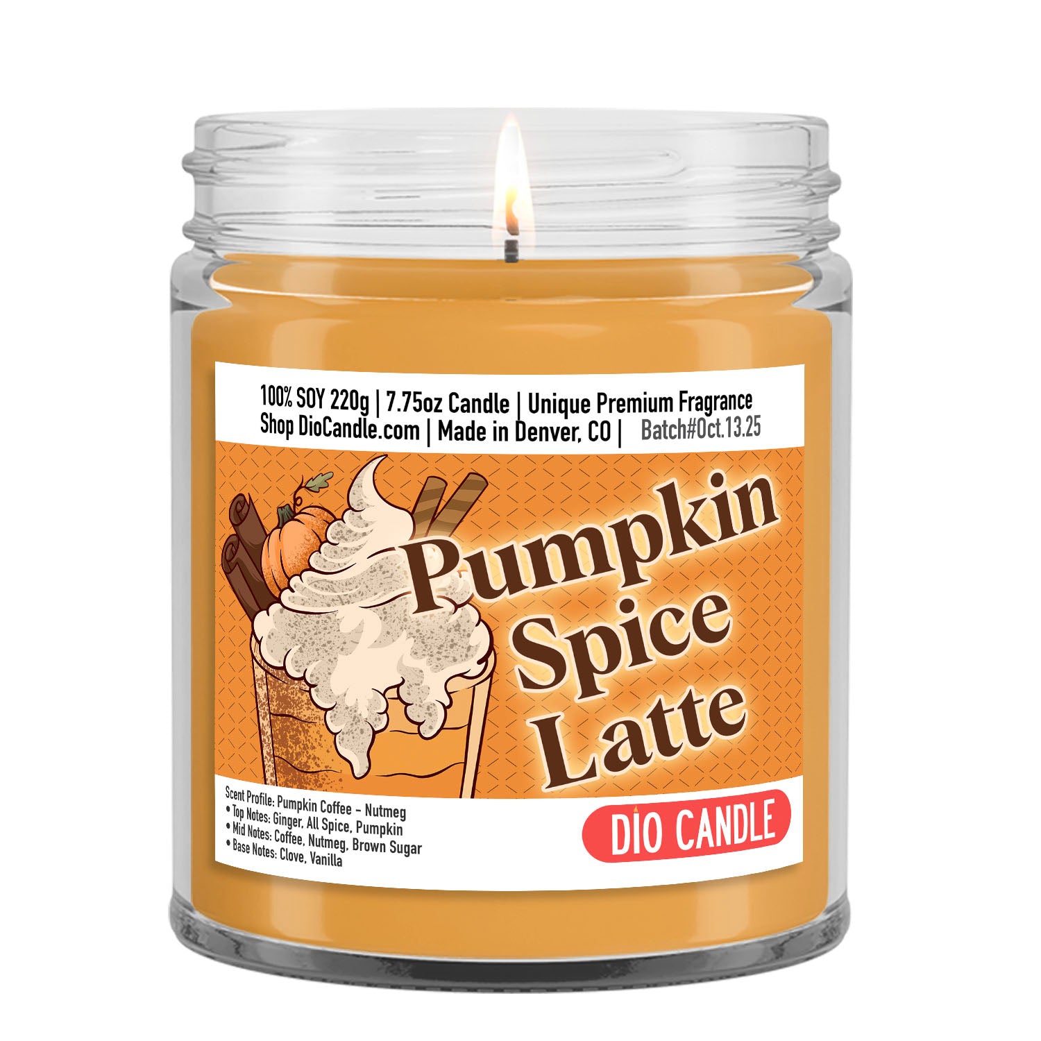 Pumpkin Spice Latte Candle