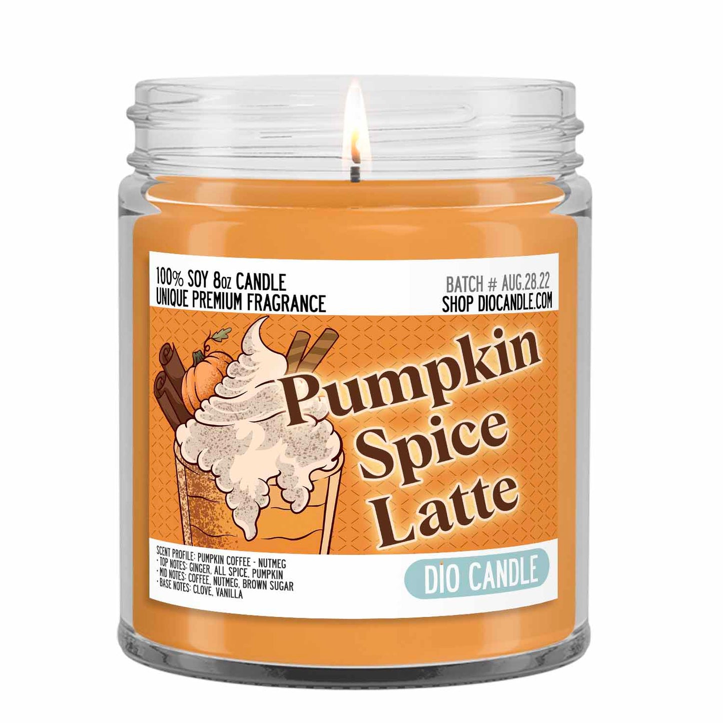 Pumpkin Spice Latte Candle