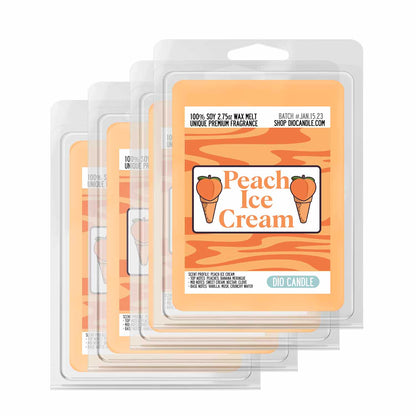 Peach Ice Cream Candle