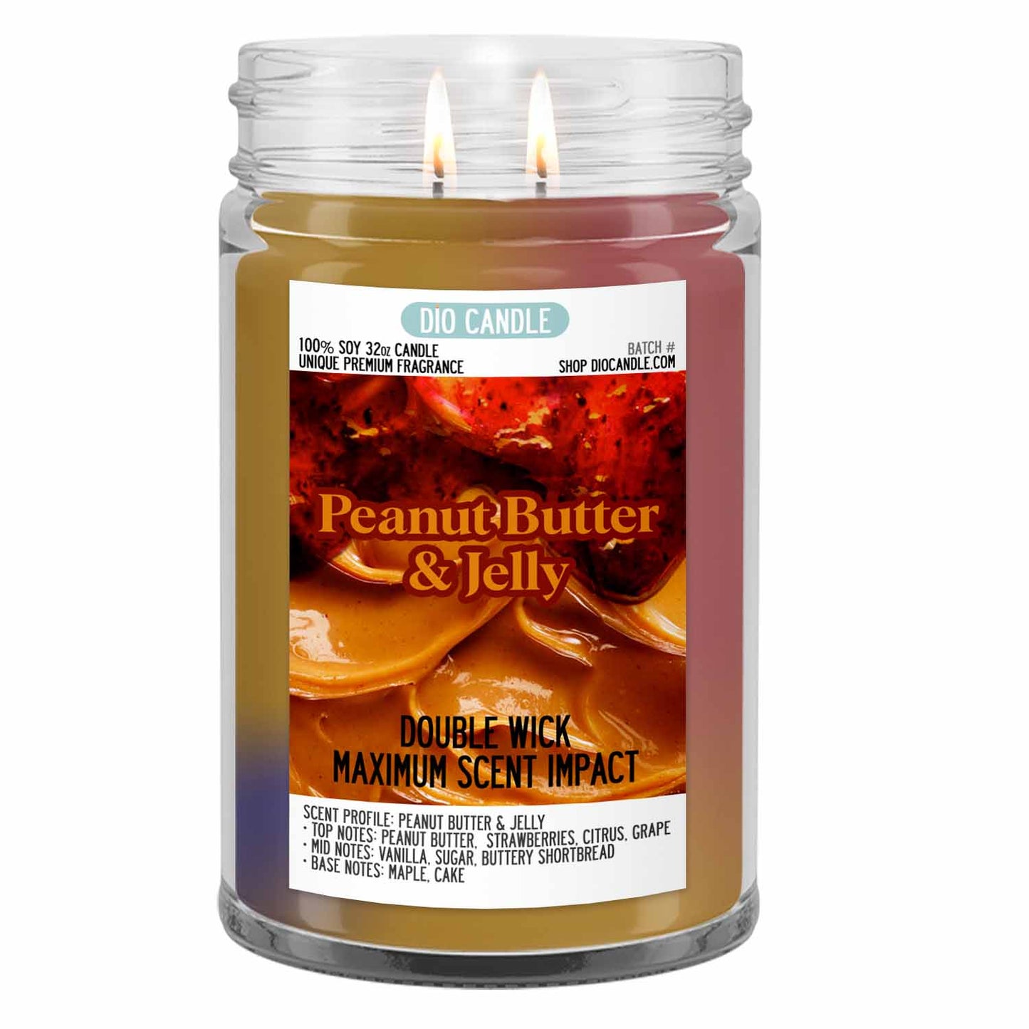 Peanut Butter and Jelly Candle