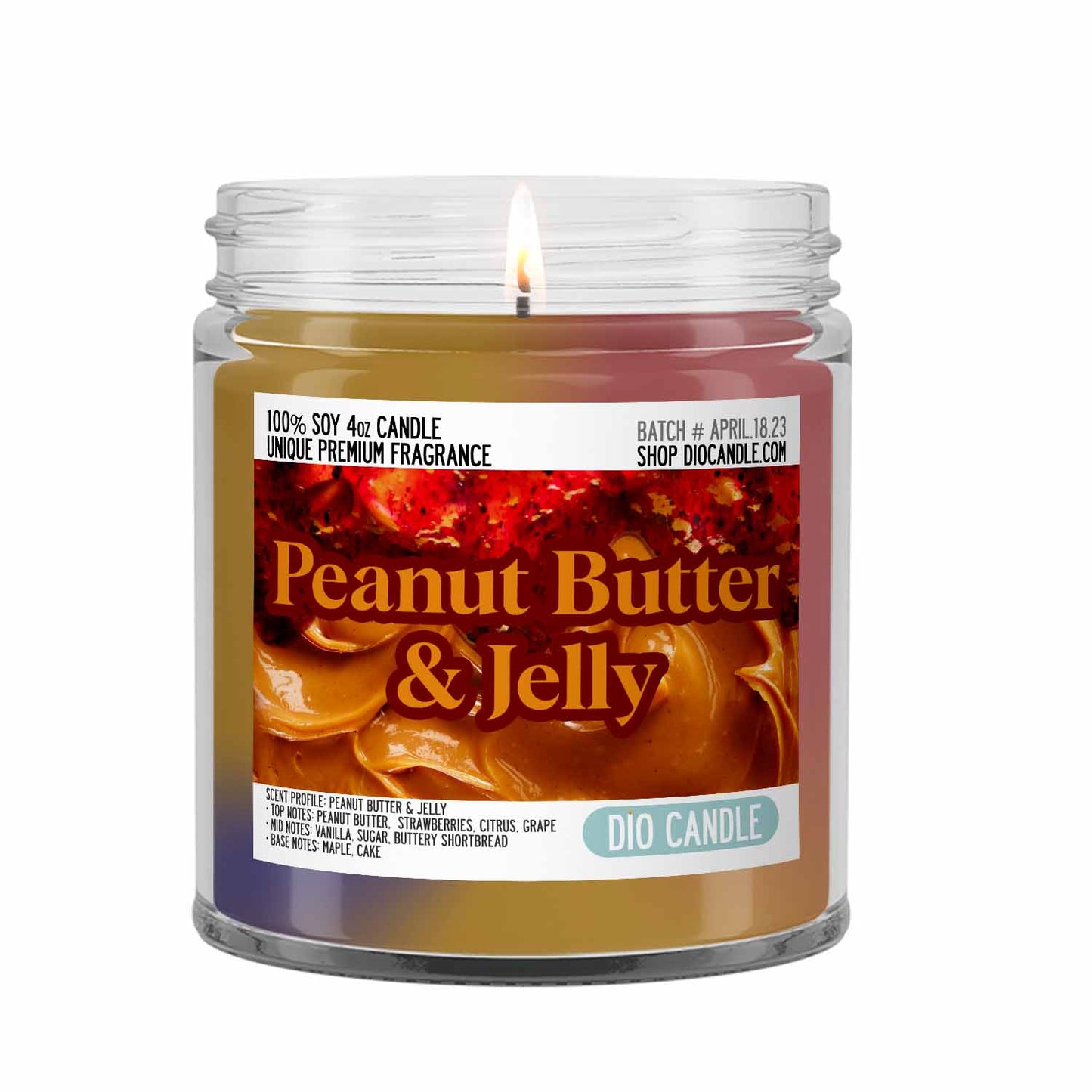 Peanut Butter and Jelly Candle