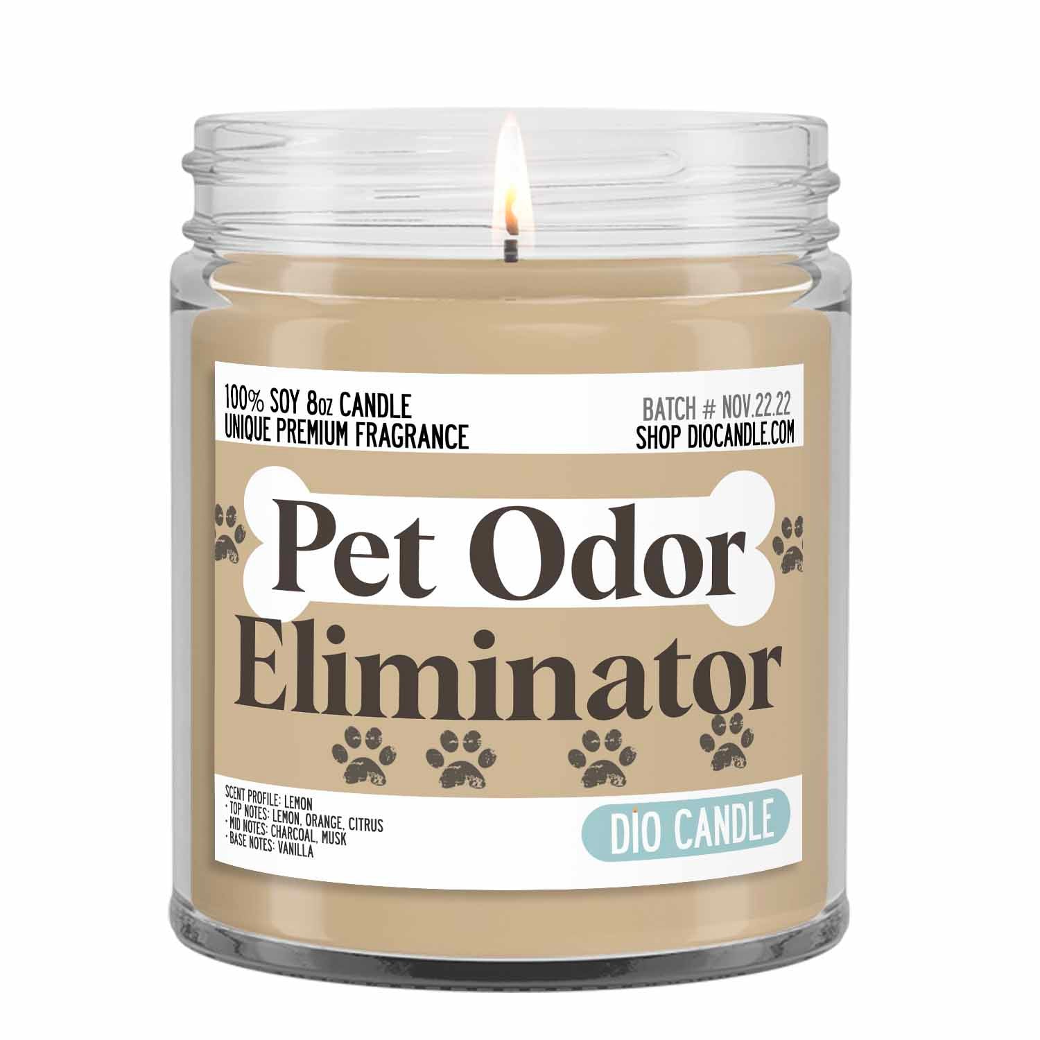 Pet Odor Deodorizer Candle