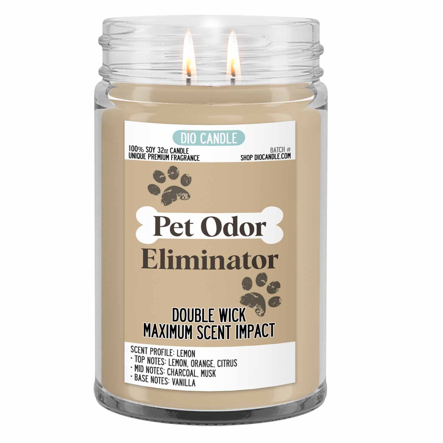 Pet Odor Deodorizer Candle