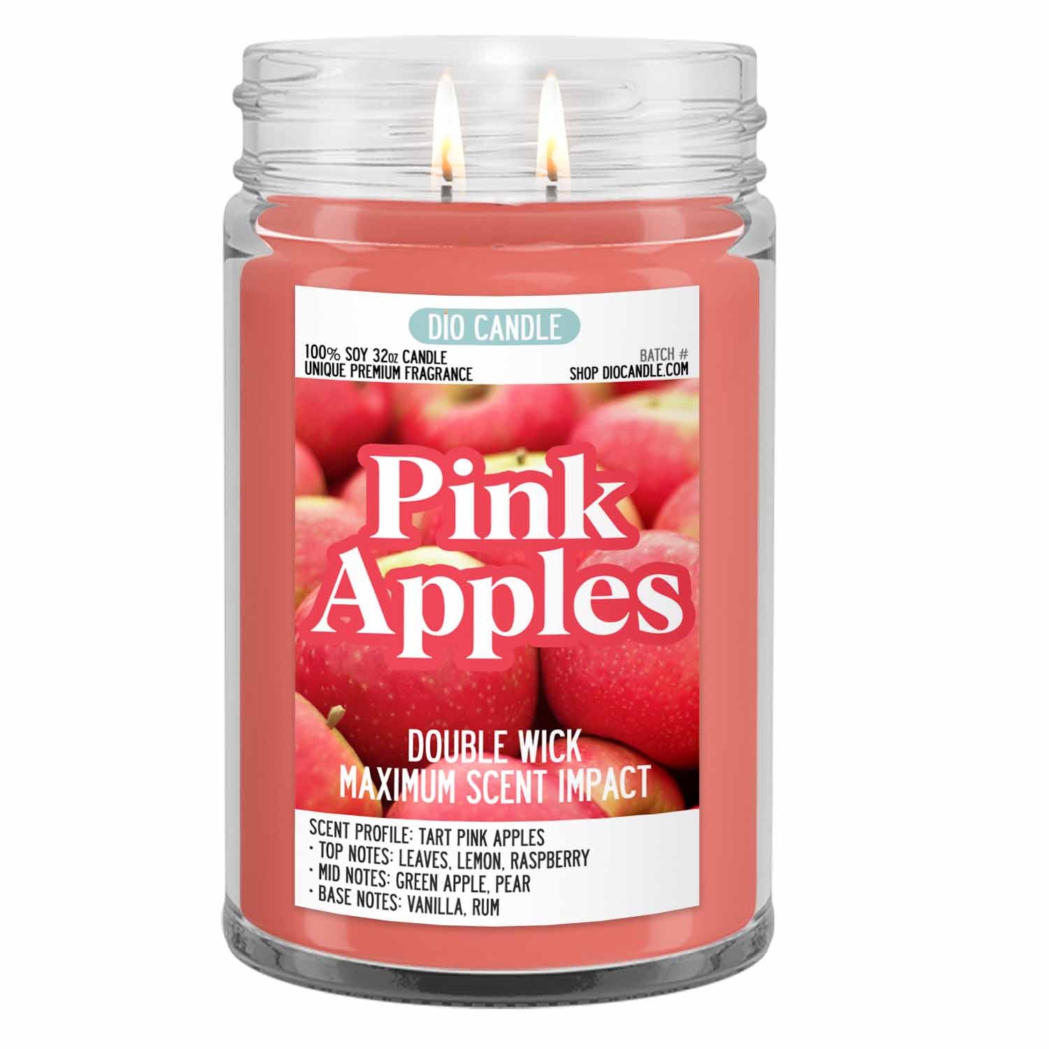 Pink Apples Candle