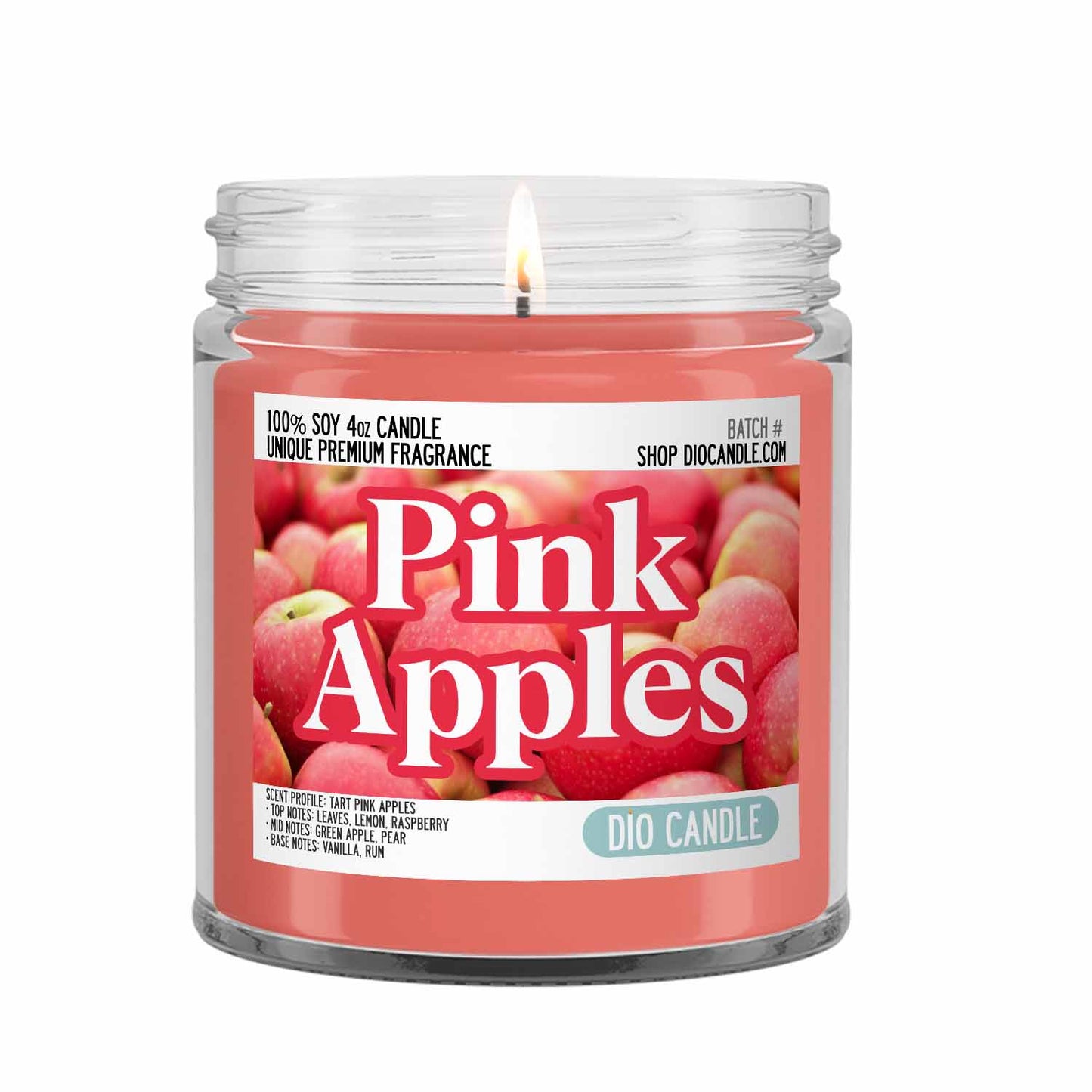 Pink Apples Candle