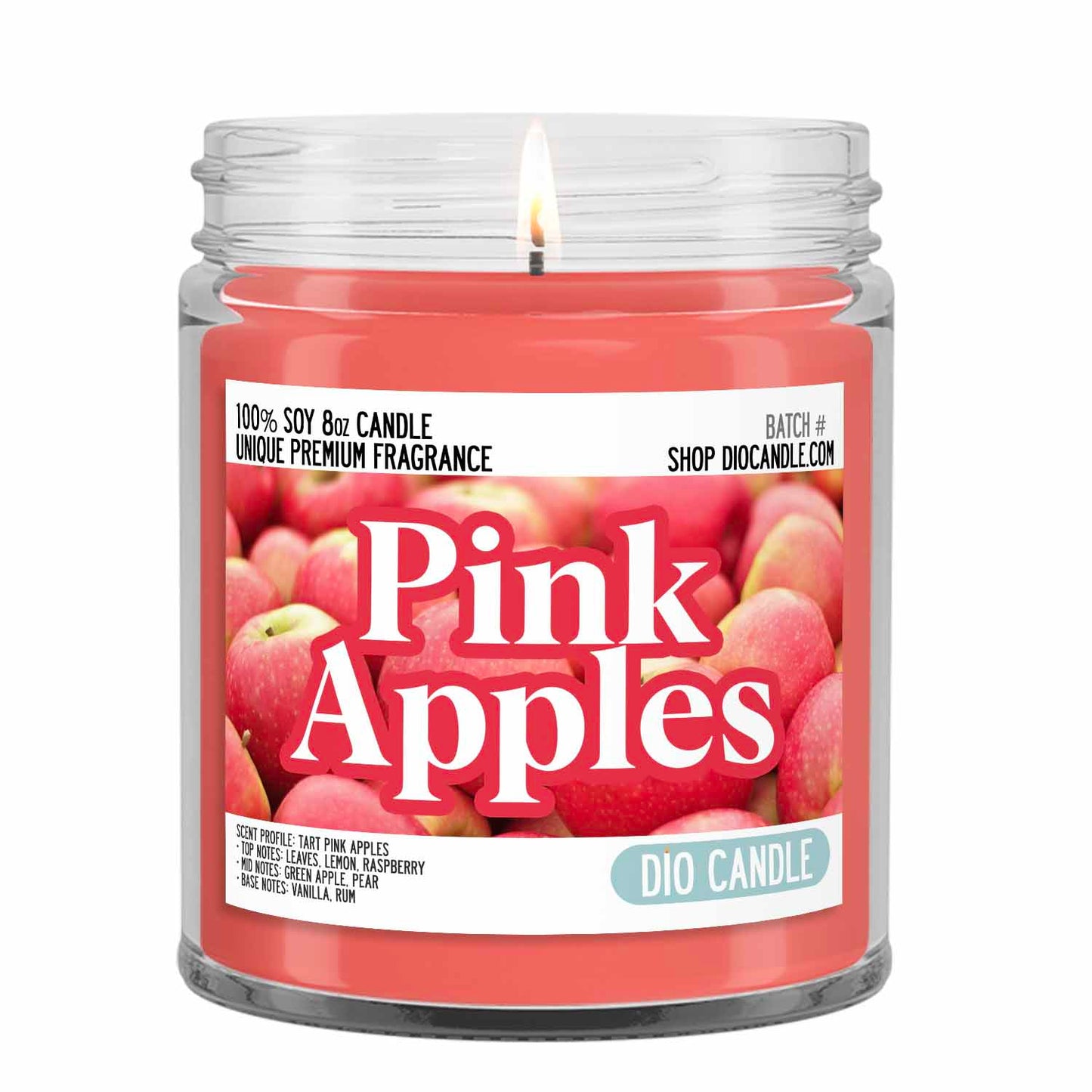Pink Apples Candle