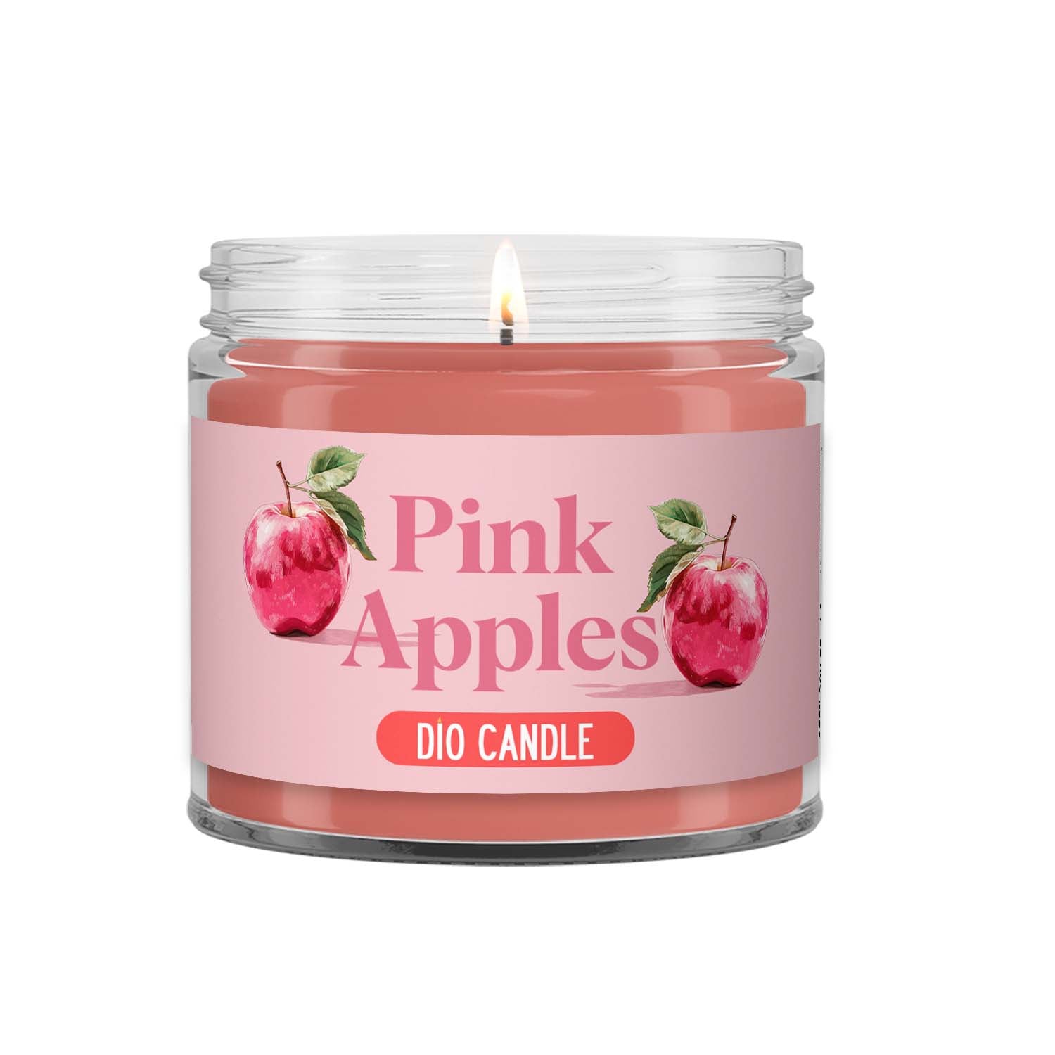 Pink Apples Candle