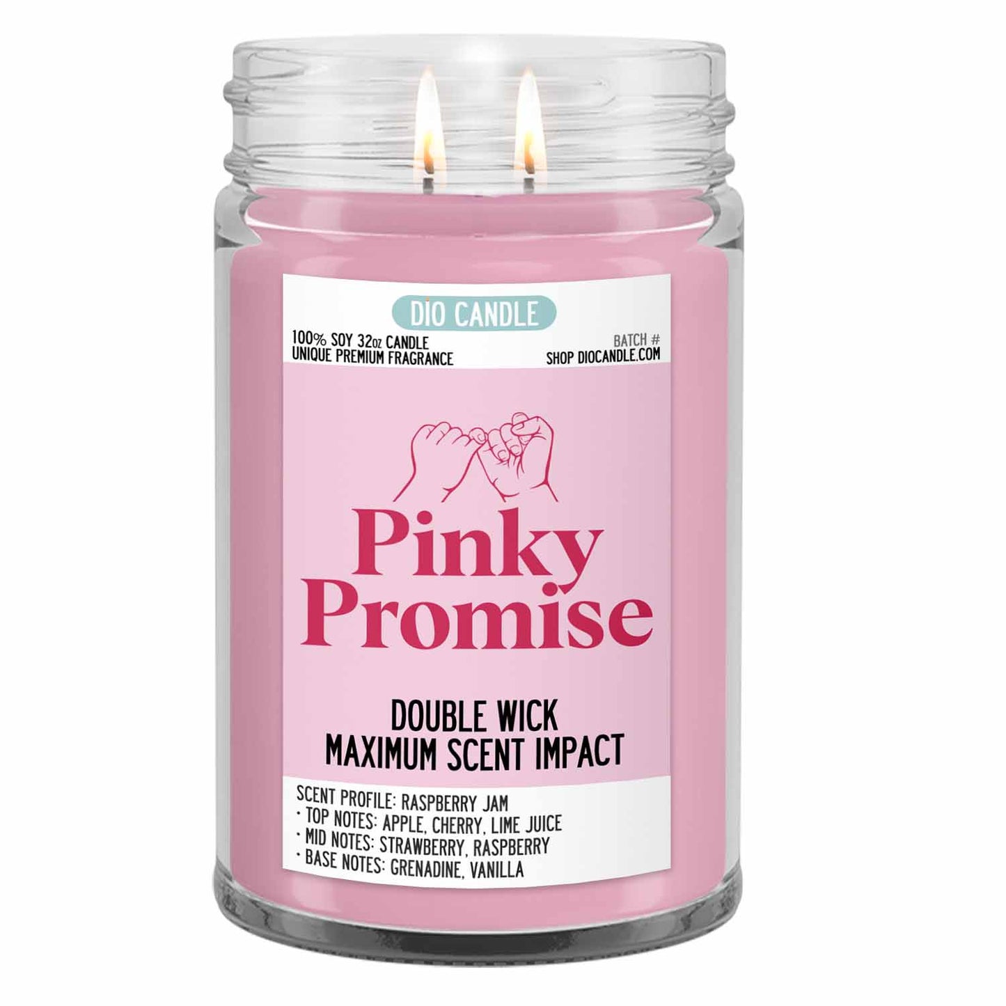 Pinkie Promise Candle