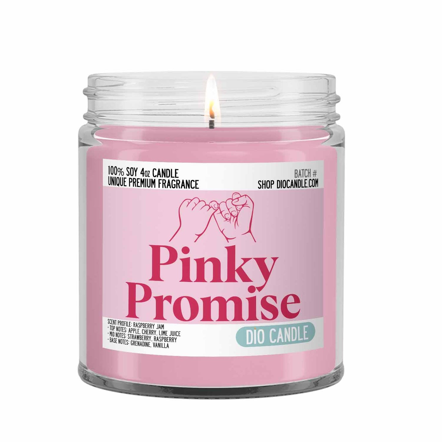 Pinkie Promise Candle