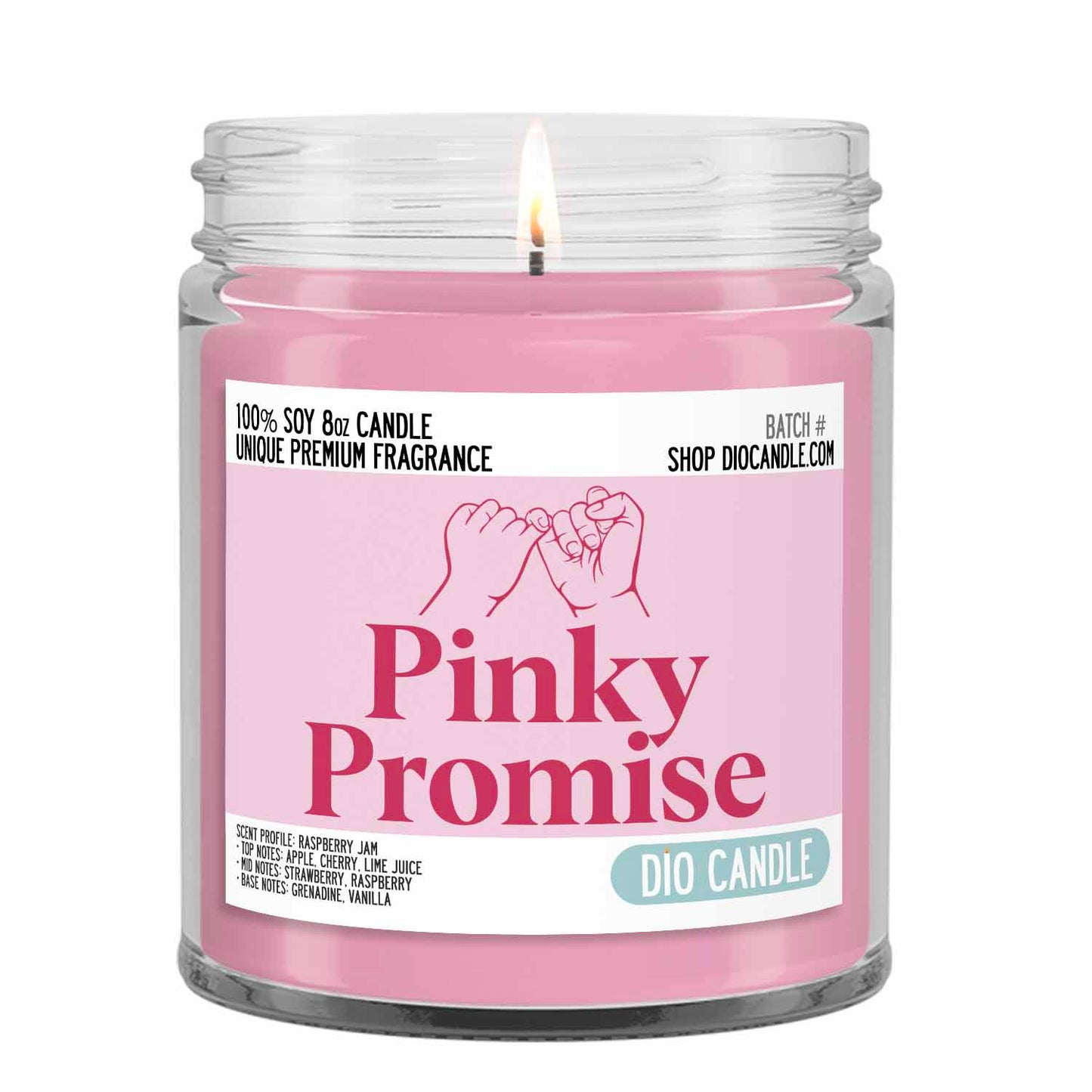 Pinkie Promise Candle