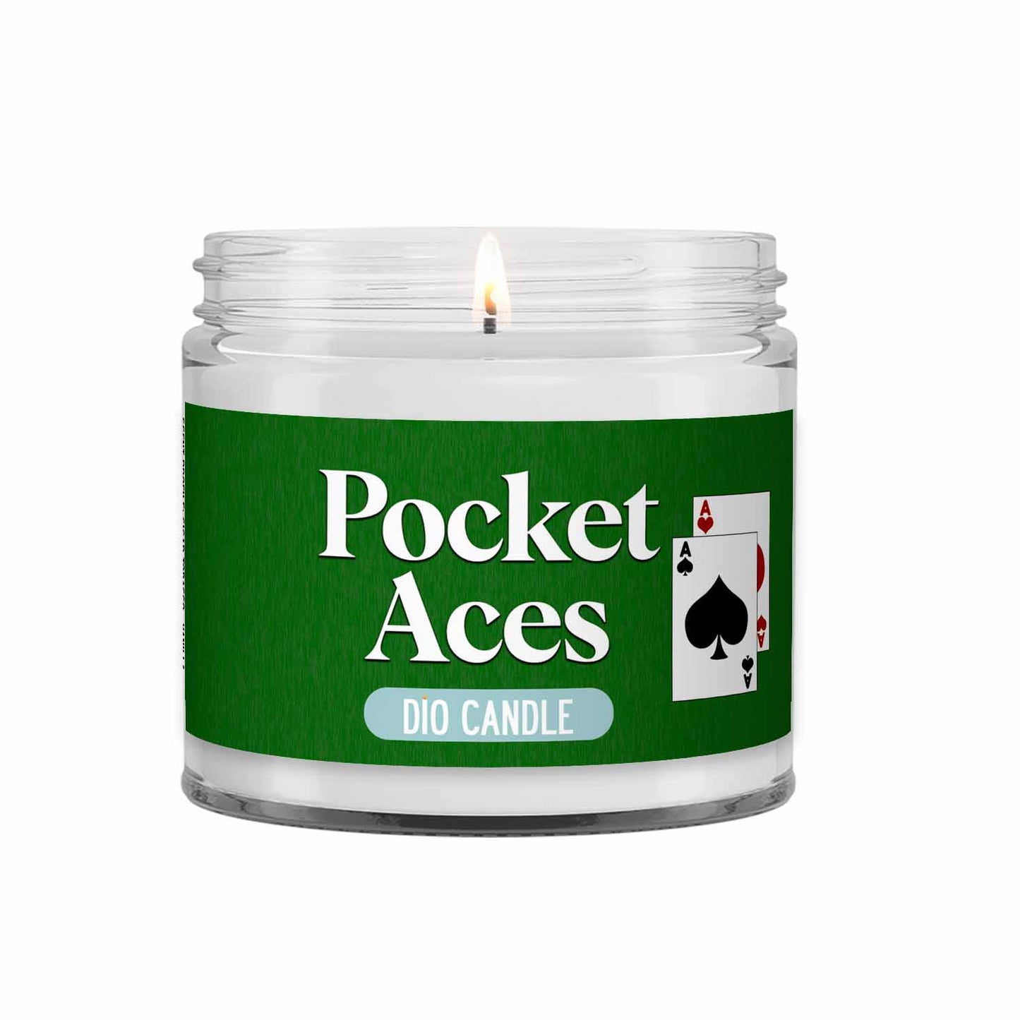 Pocket Aces Candle