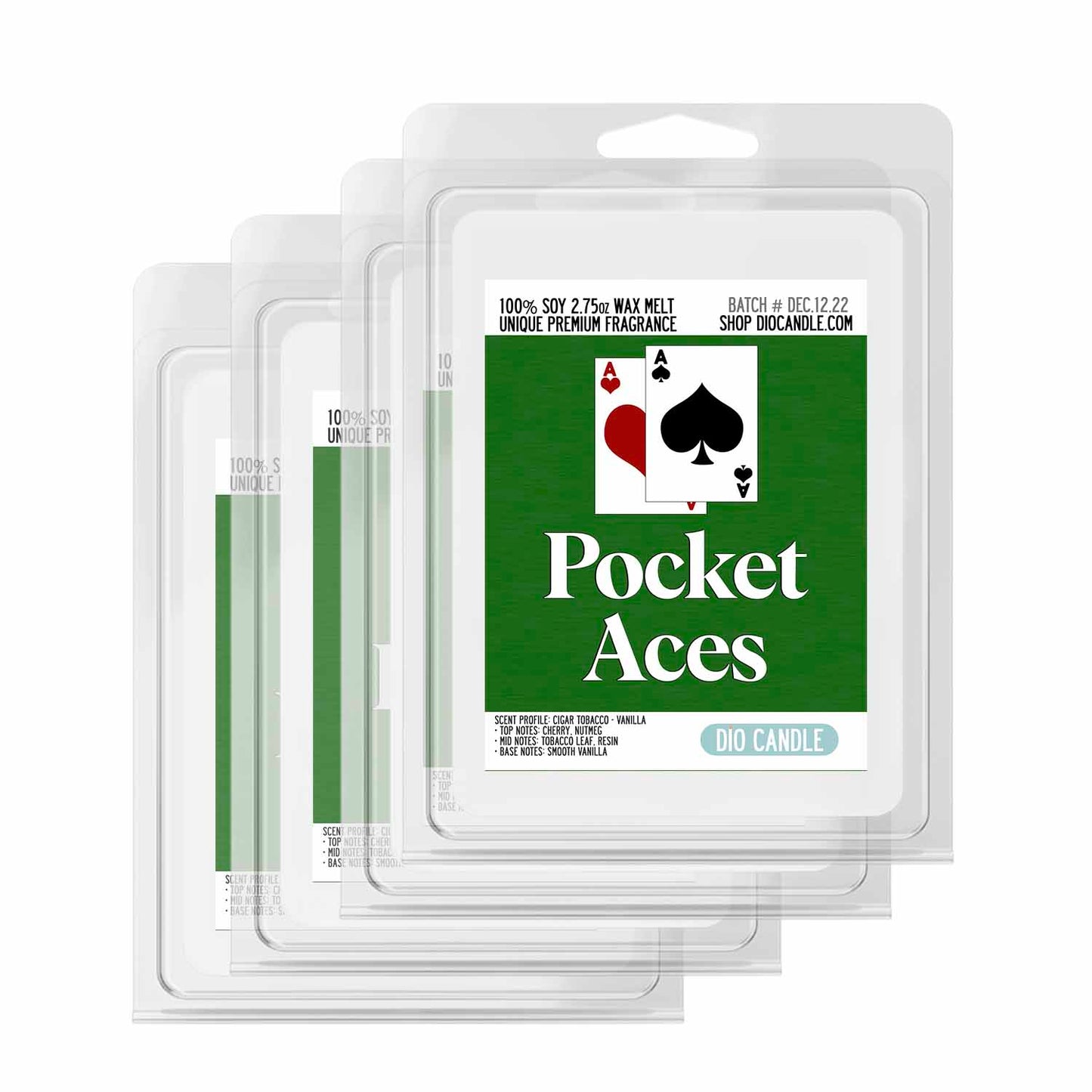 Pocket Aces Candle