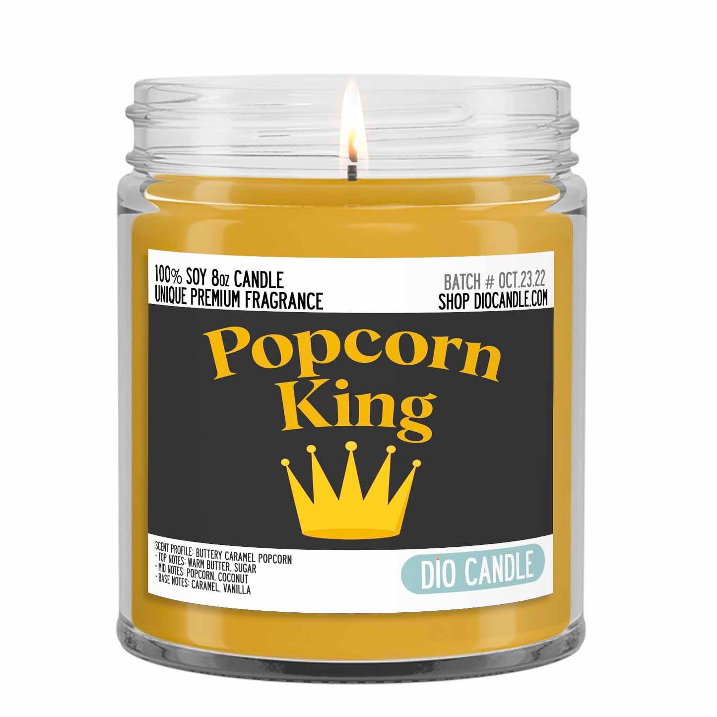 Popcorn King Candle