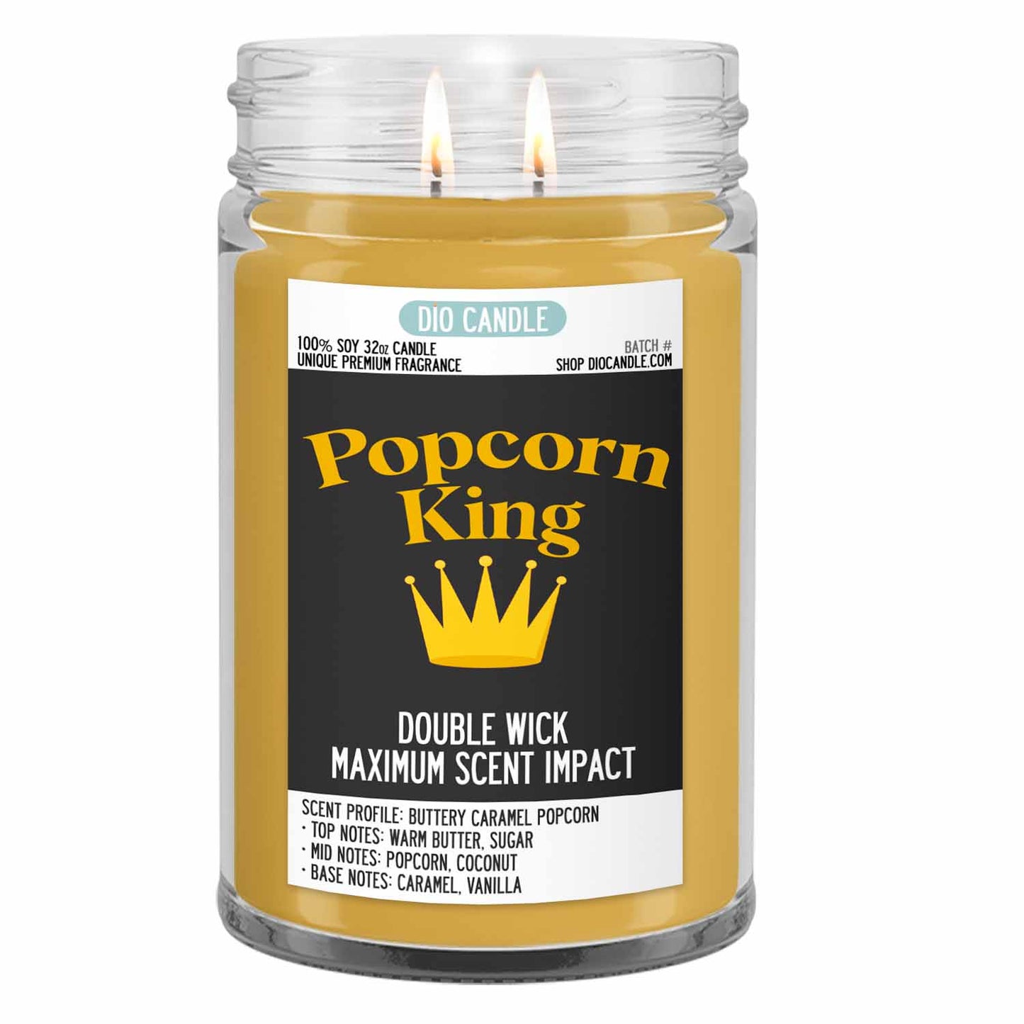 Popcorn King Candle