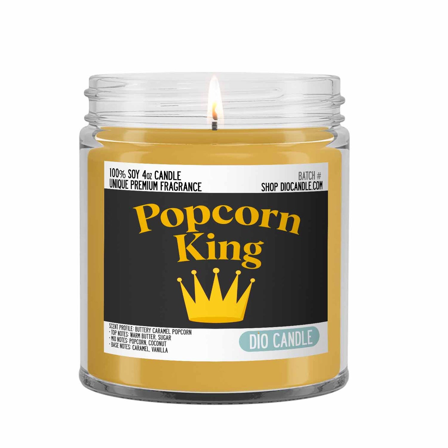 Popcorn King Candle