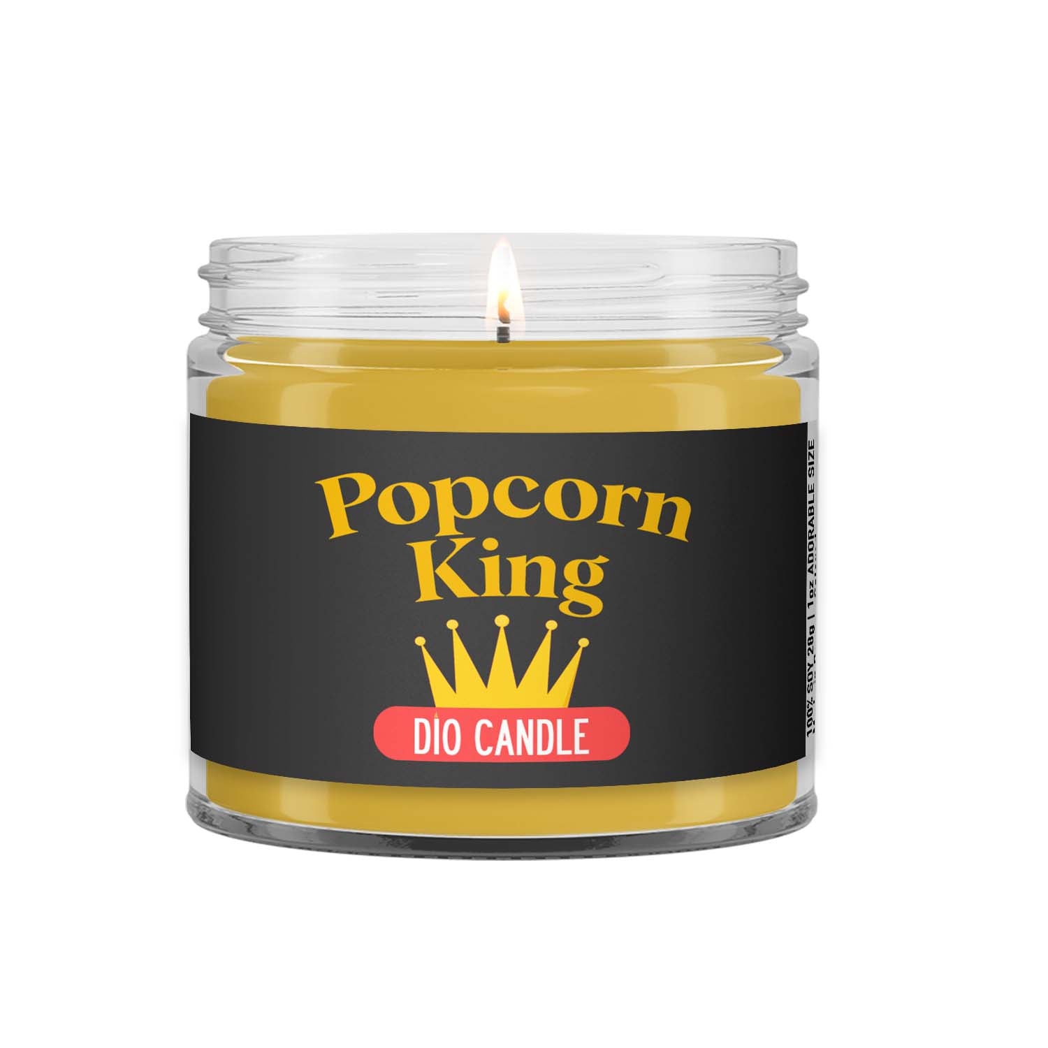 Popcorn King Candle