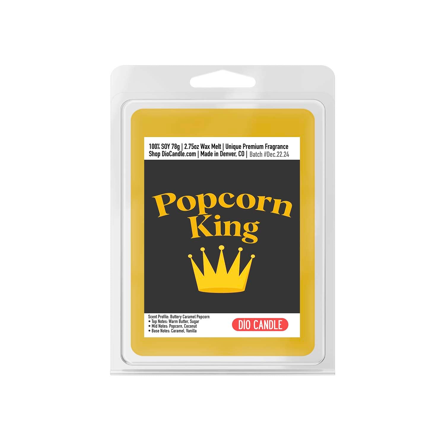 Popcorn King Candle