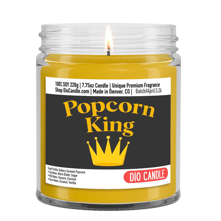 Popcorn King Candle