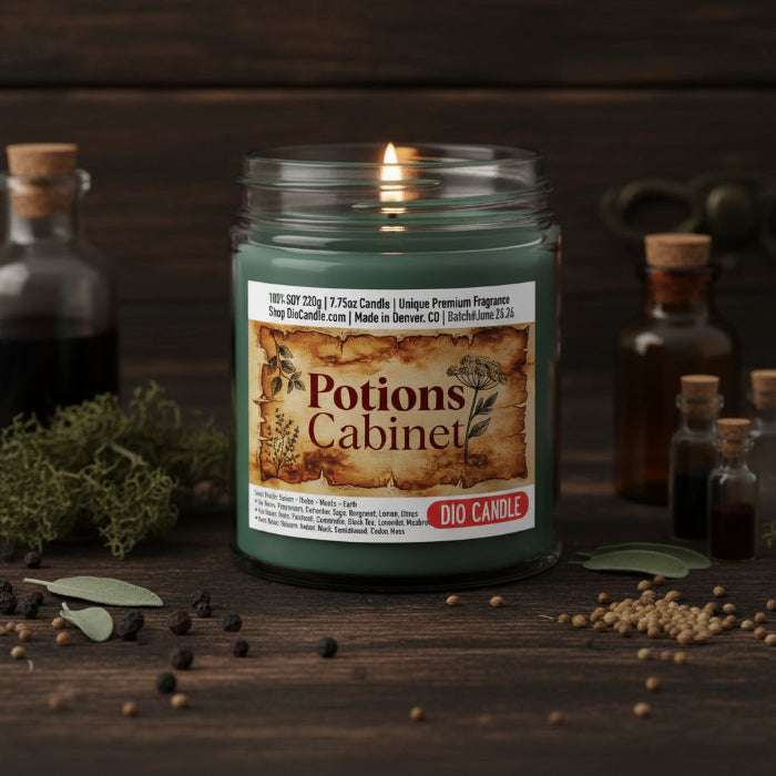 Potions Cabinet Candle