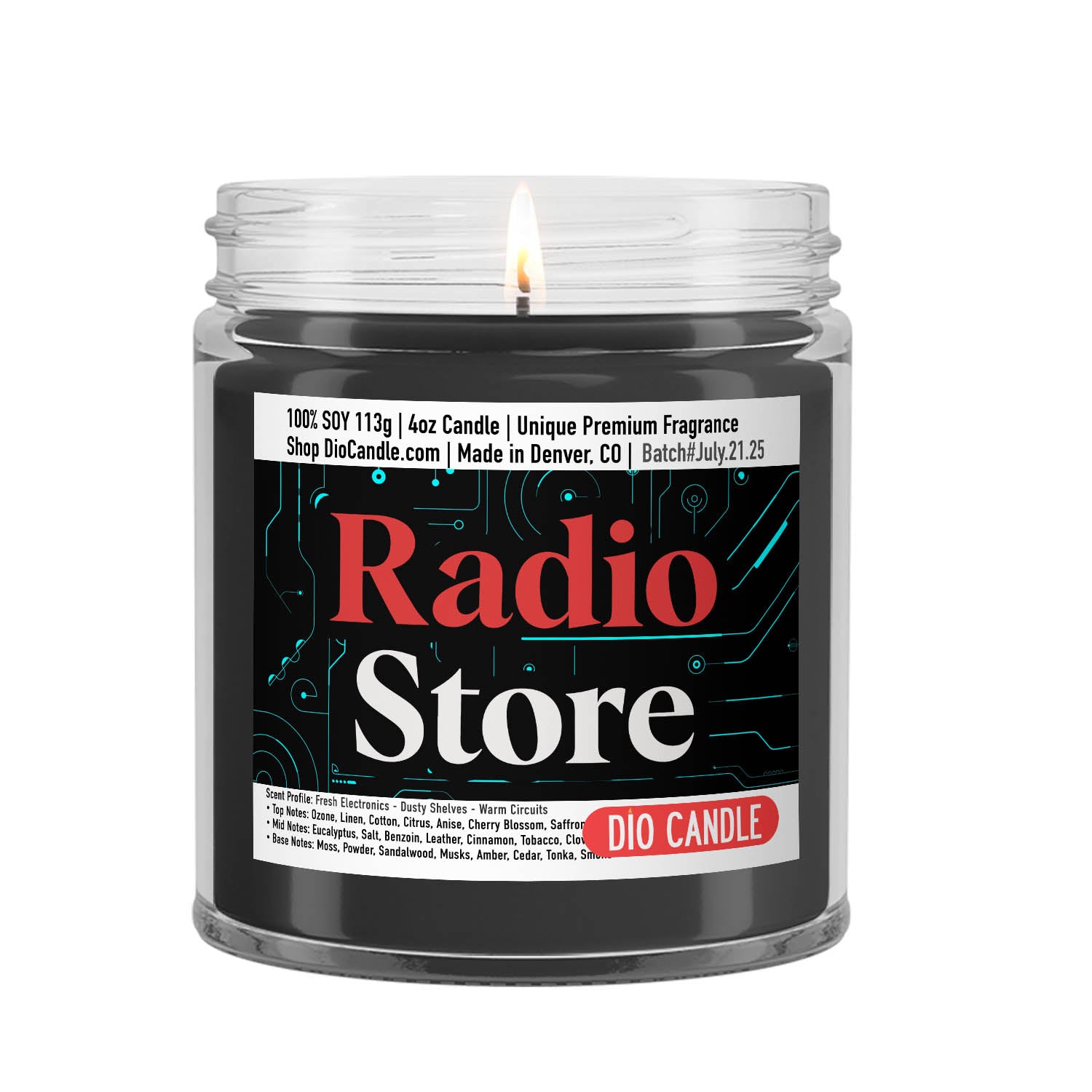 Radio Store Candle