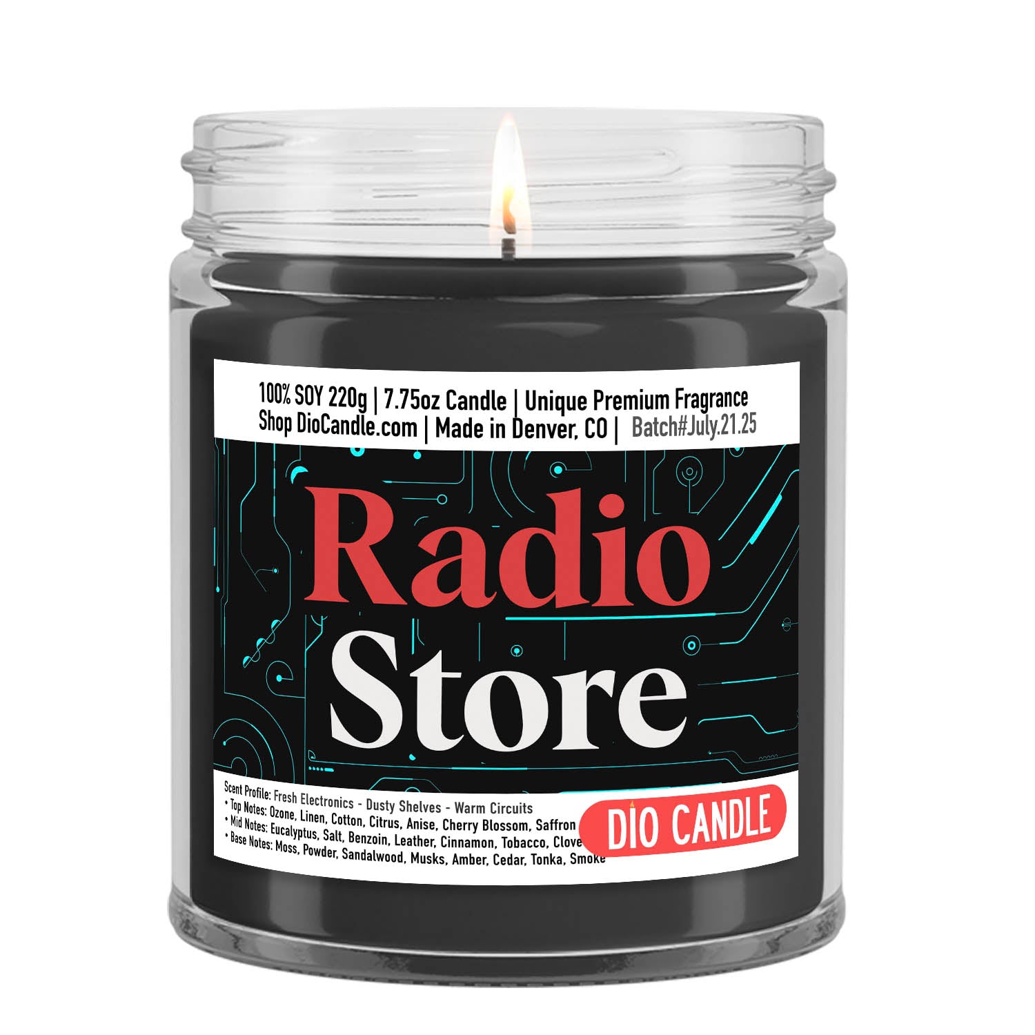 Radio Store Candle