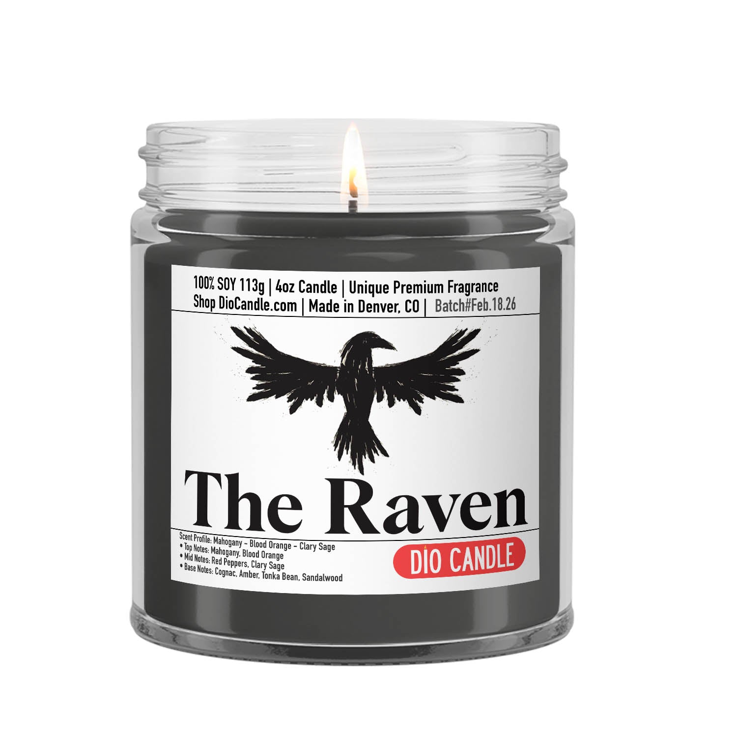Raven Candle