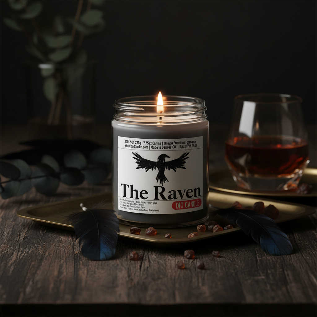 Raven Candle
