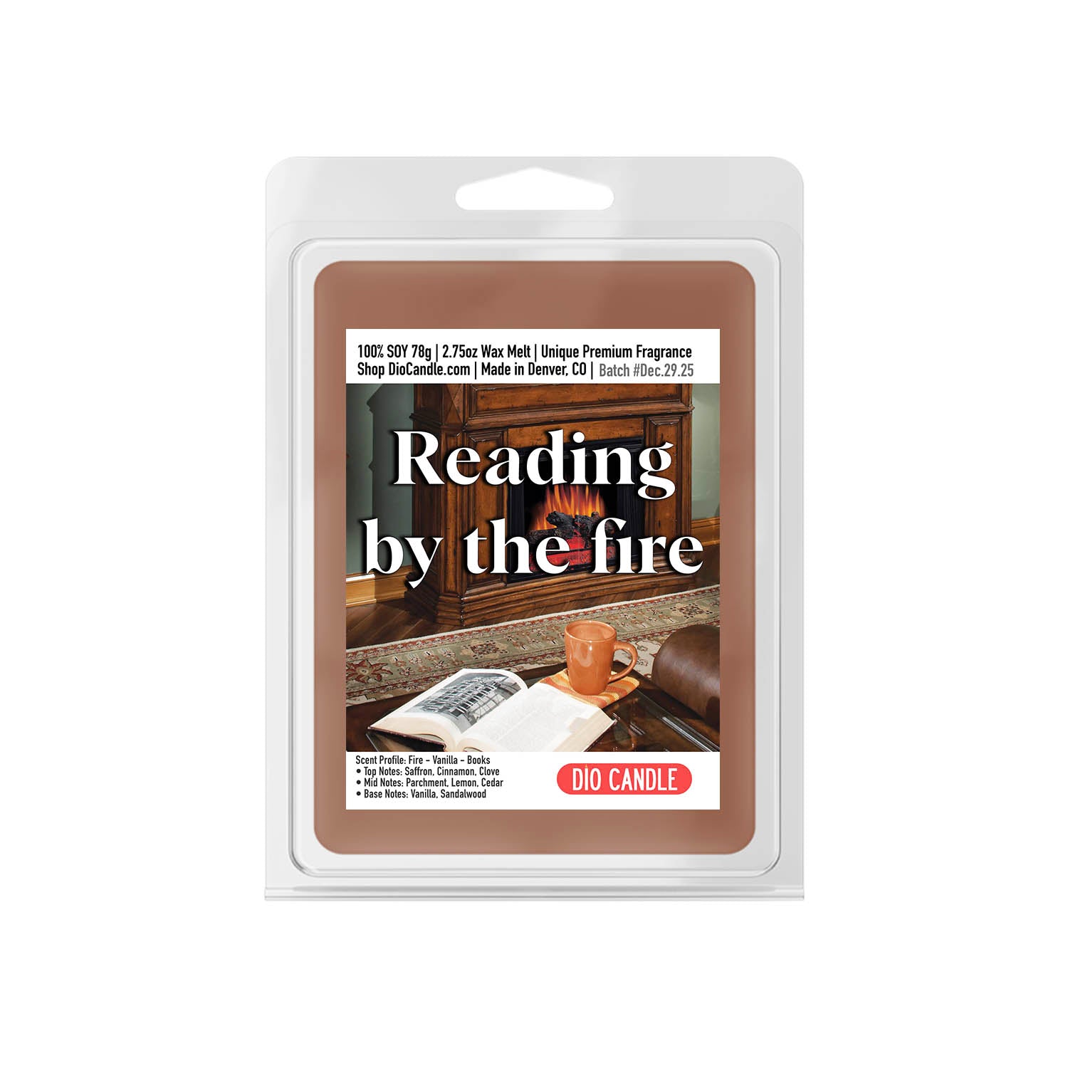 Reading by the Fire Candle