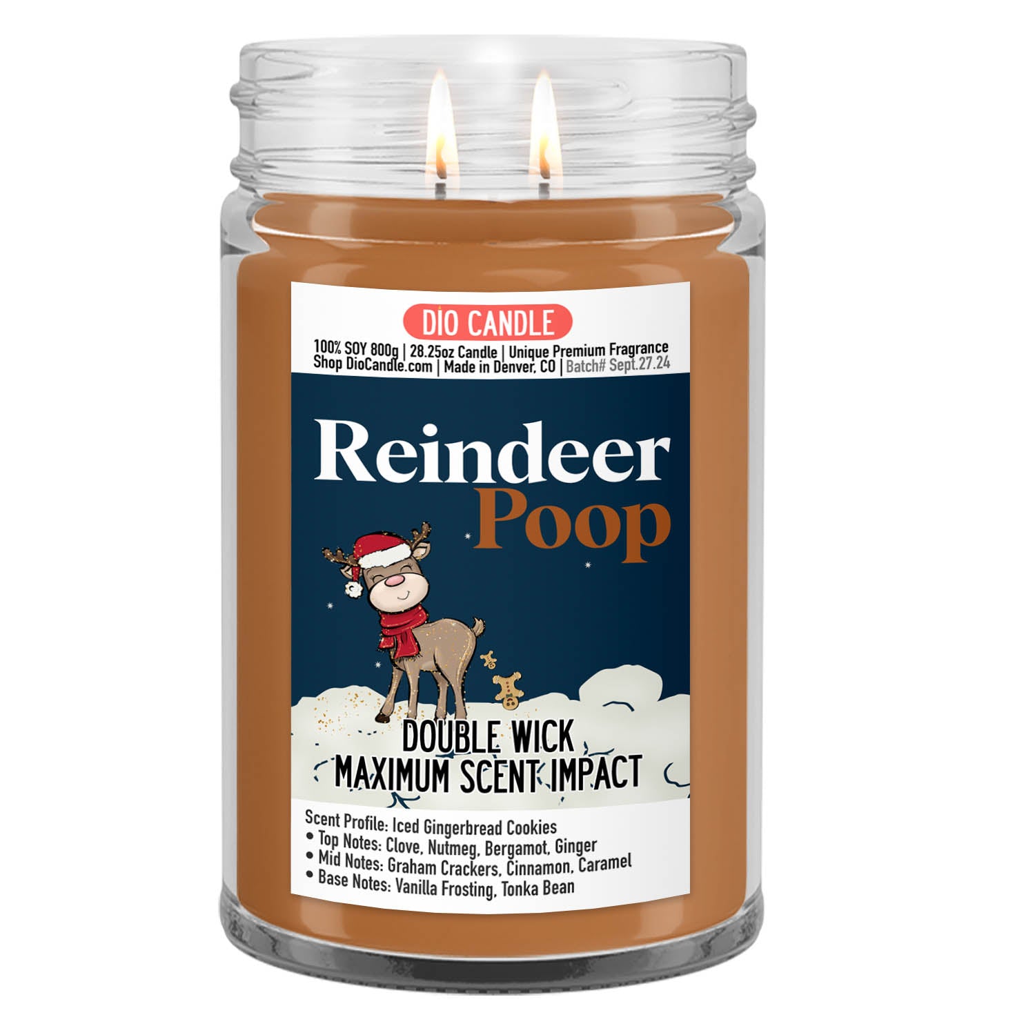 Reindeer Poop Candle