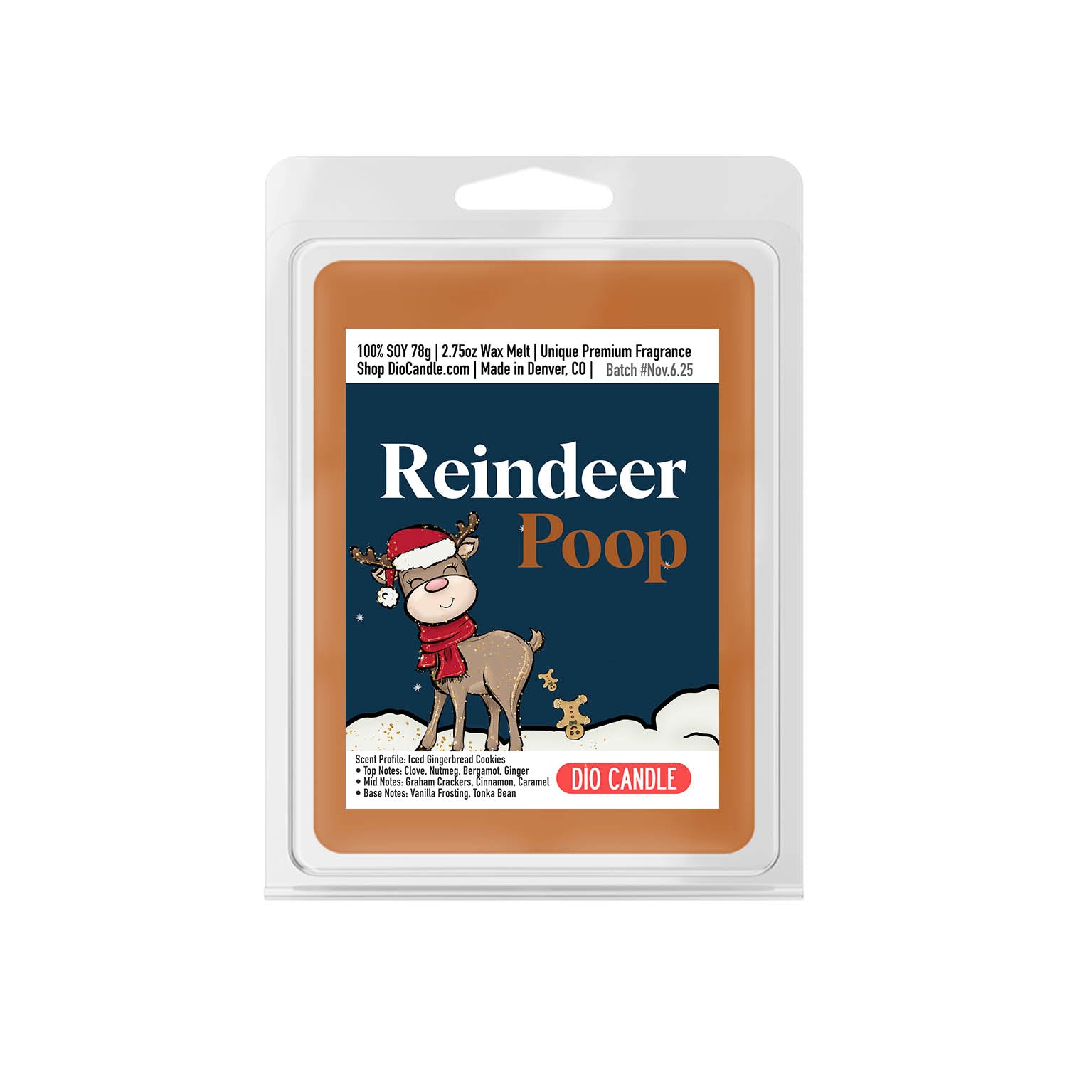 Reindeer Poop Candle