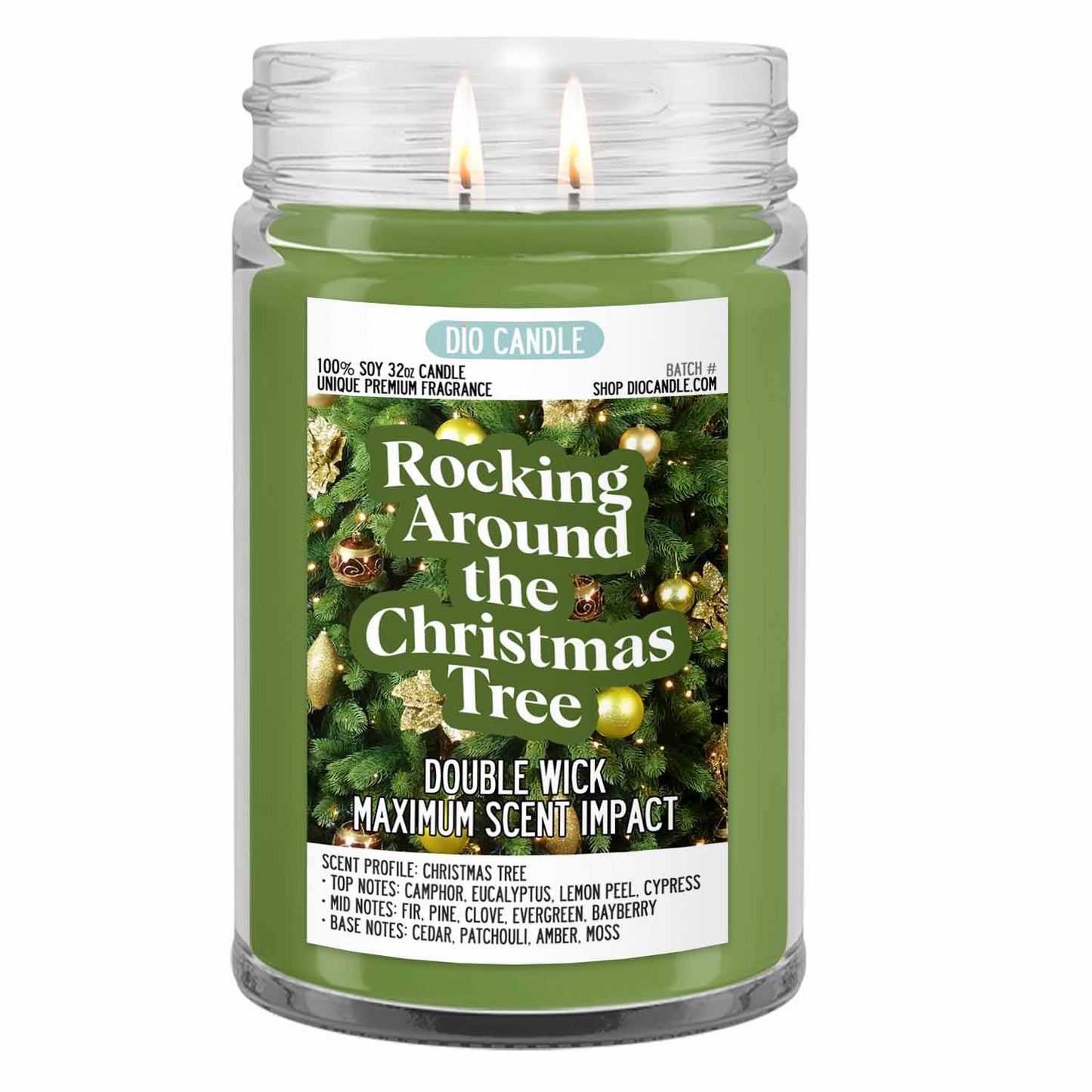 Rocking Around the Christmas Tree Candle