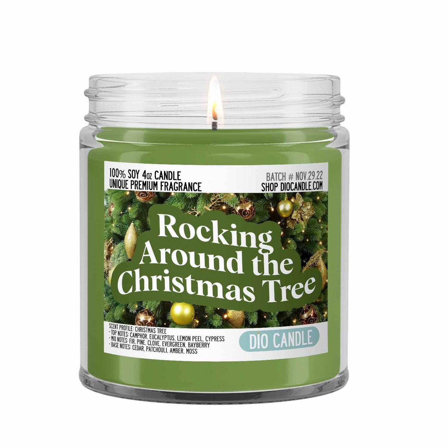 Rocking Around the Christmas Tree Candle