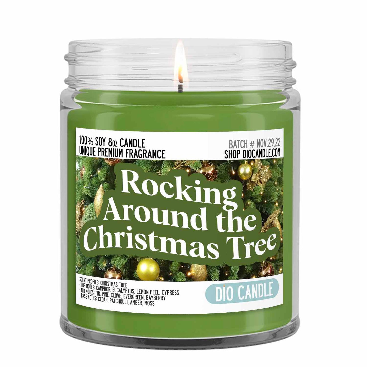 Rocking Around the Christmas Tree Candle
