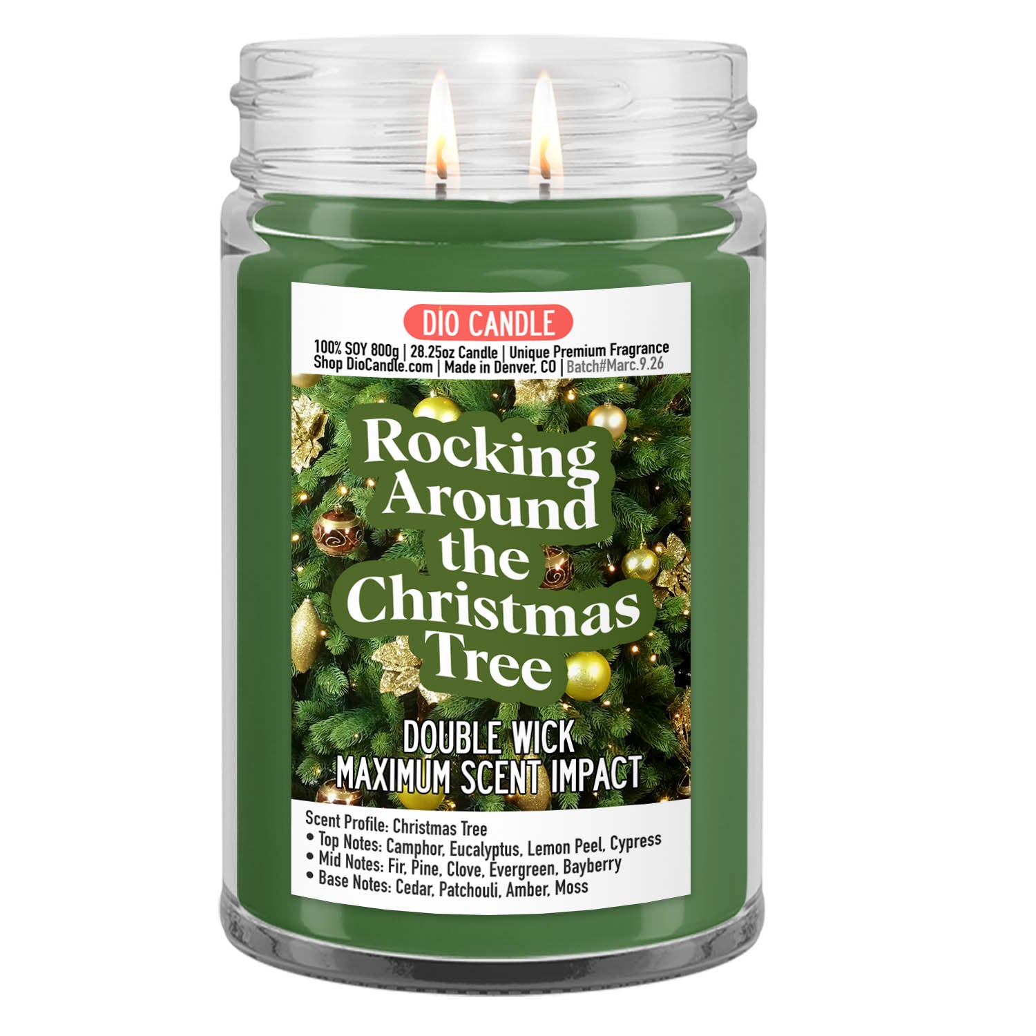 Rocking Around the Christmas Tree Candle