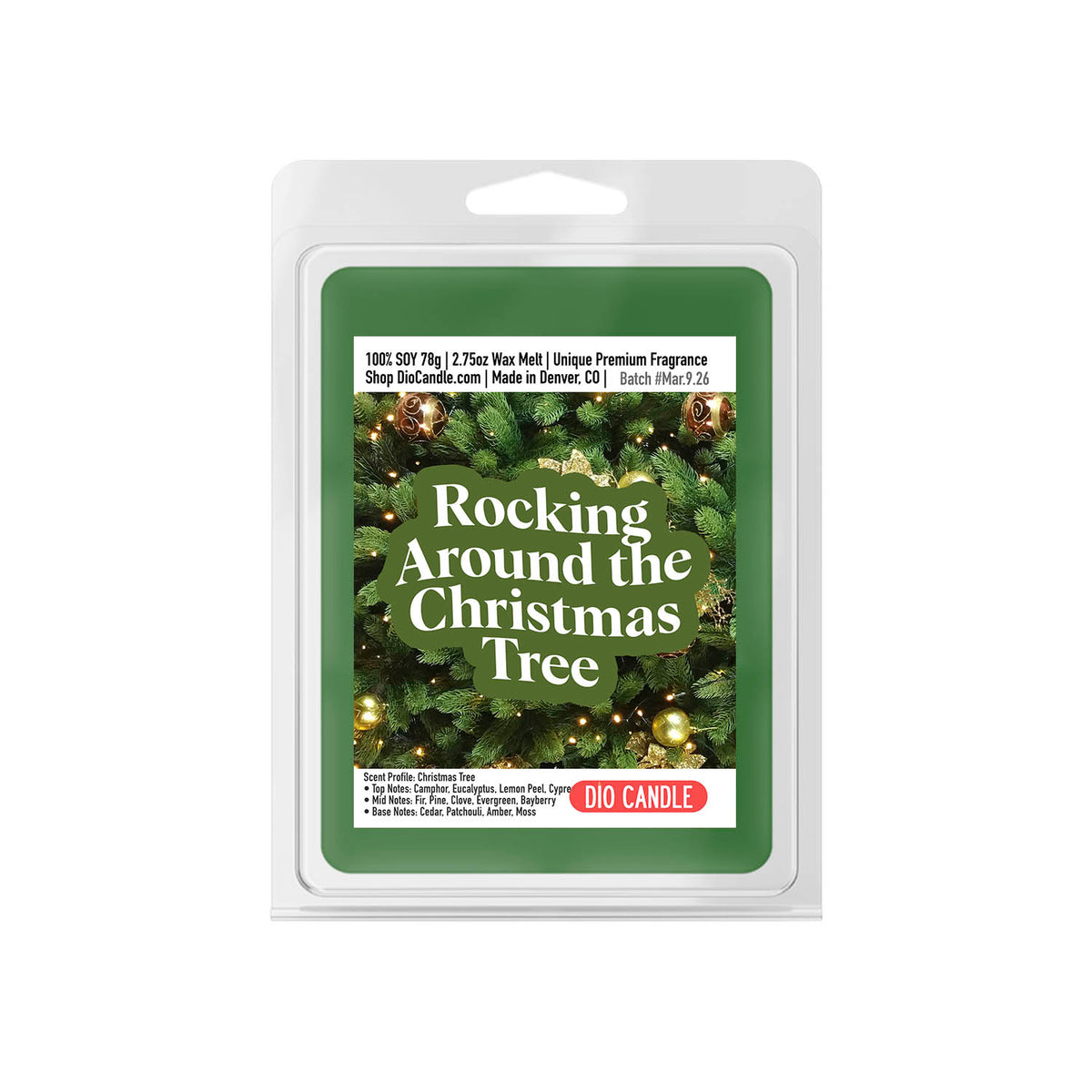 Rocking Around the Christmas Tree Candle