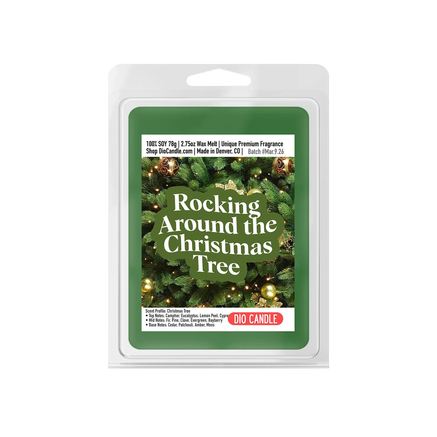 Rocking Around the Christmas Tree Candle