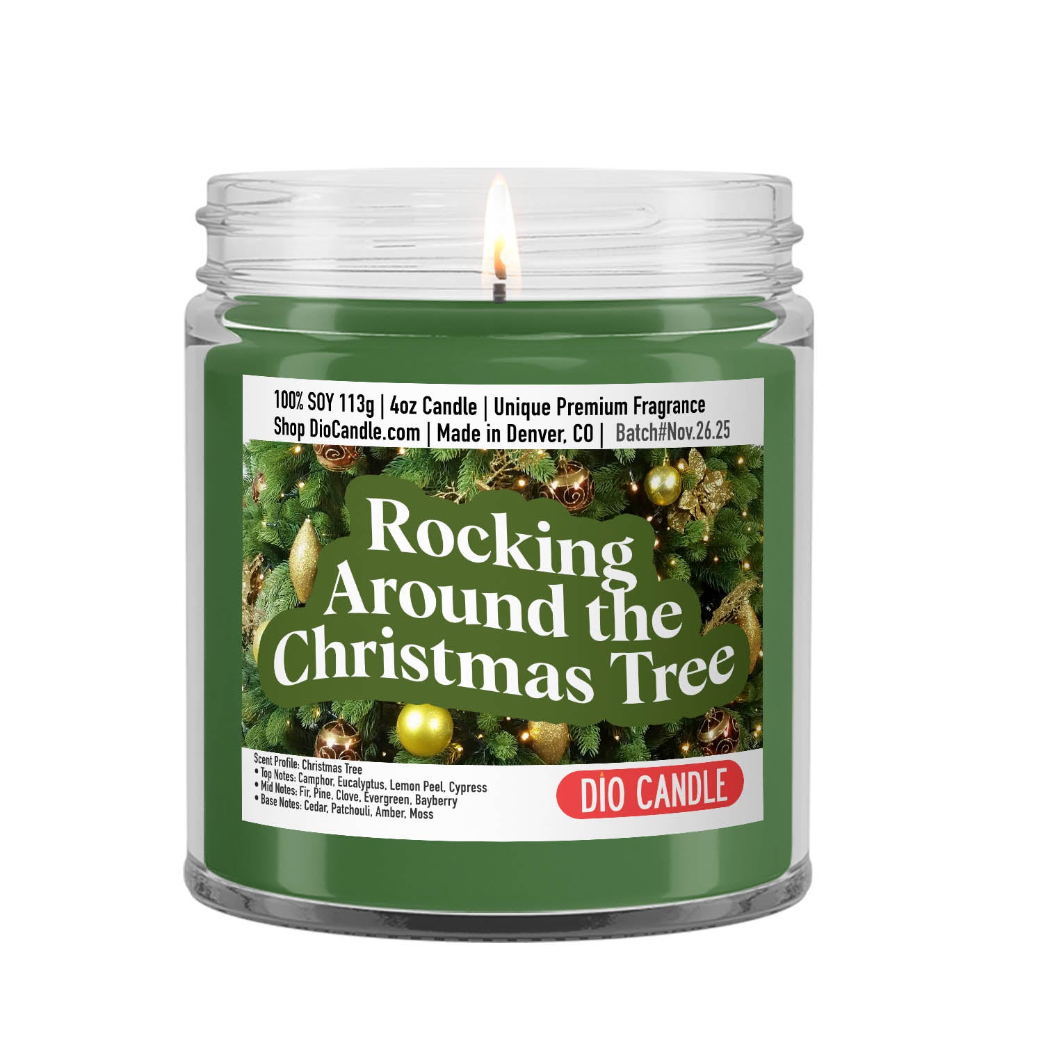 Rocking Around the Christmas Tree Candle
