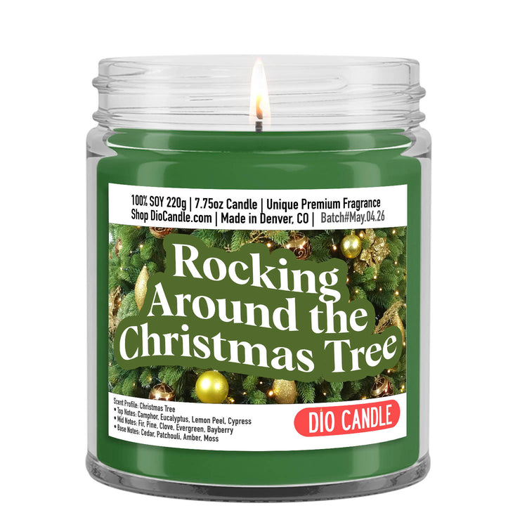 Rocking Around the Christmas Tree Candle
