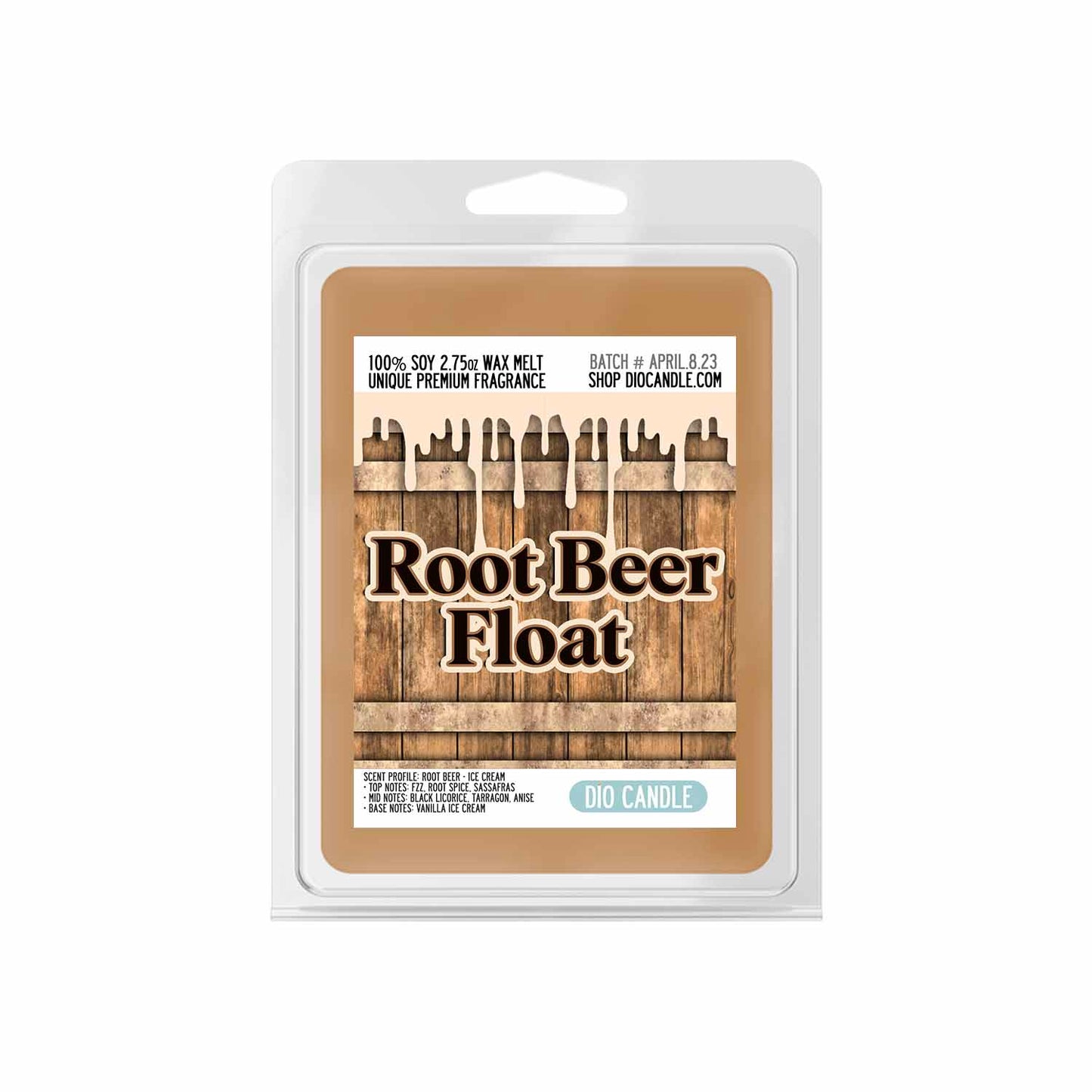 Root Beer Float Candle