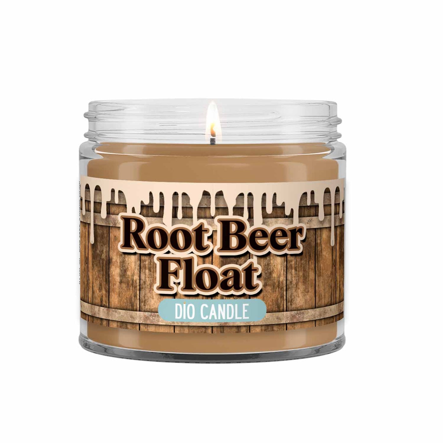 Root Beer Float Candle