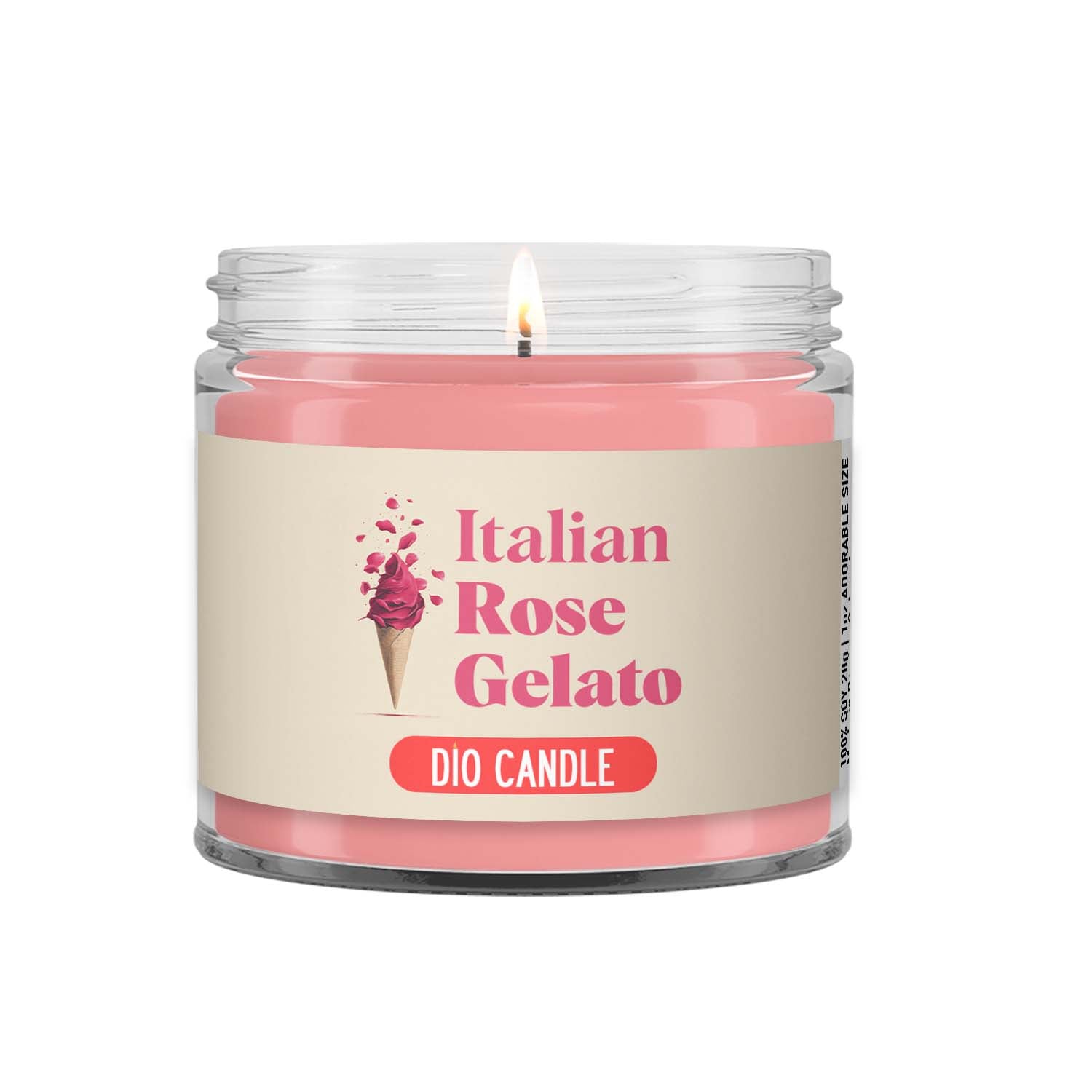 Rose Gelato Candle